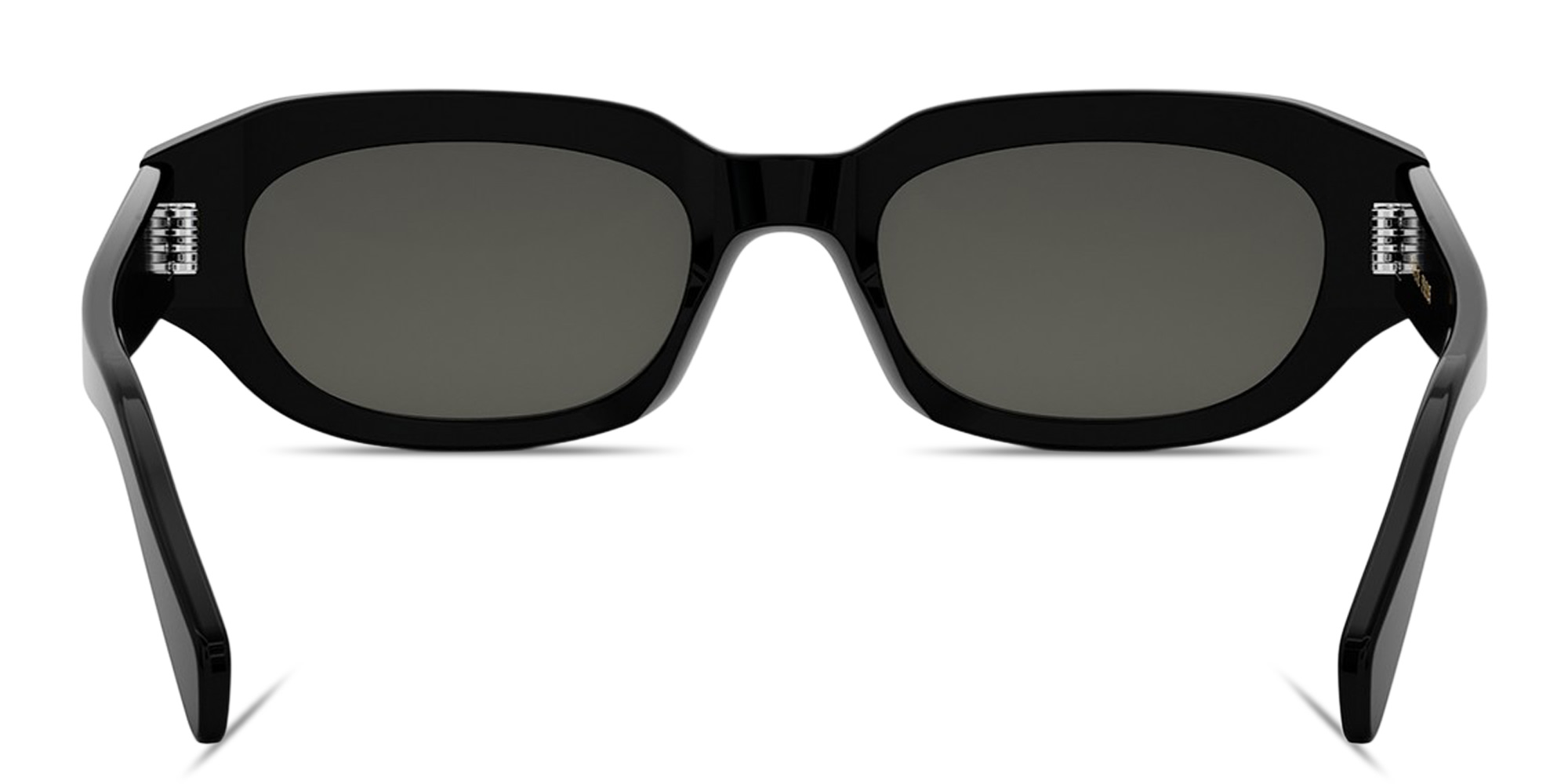 Shop CELINE CELINE 3 Dots Geometric Sunglasses in Black online.