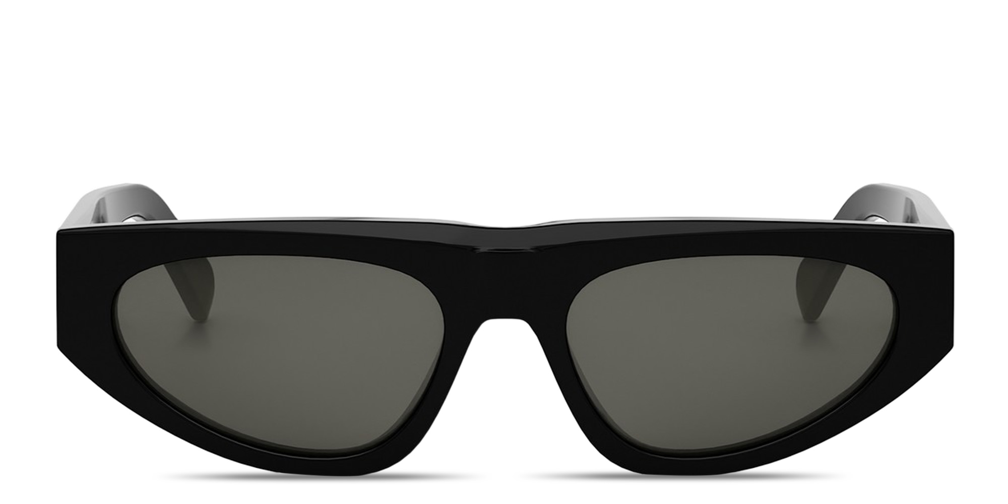 Shop CELINE Monochroms Geometric Sunglasses in Black online.