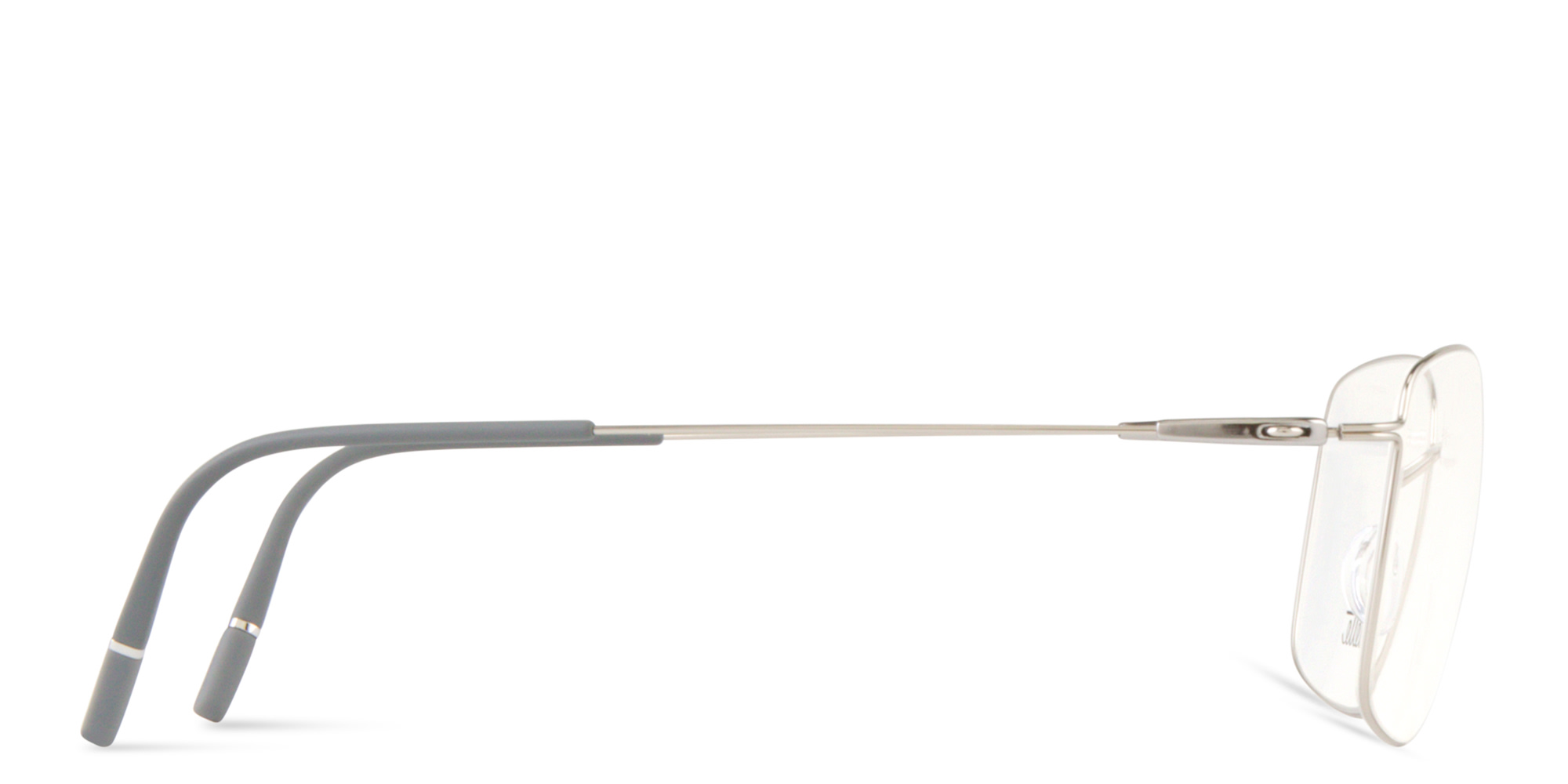 Shop Silhouette Dynamics Colorwave Square Eyeglasses in Silver online.