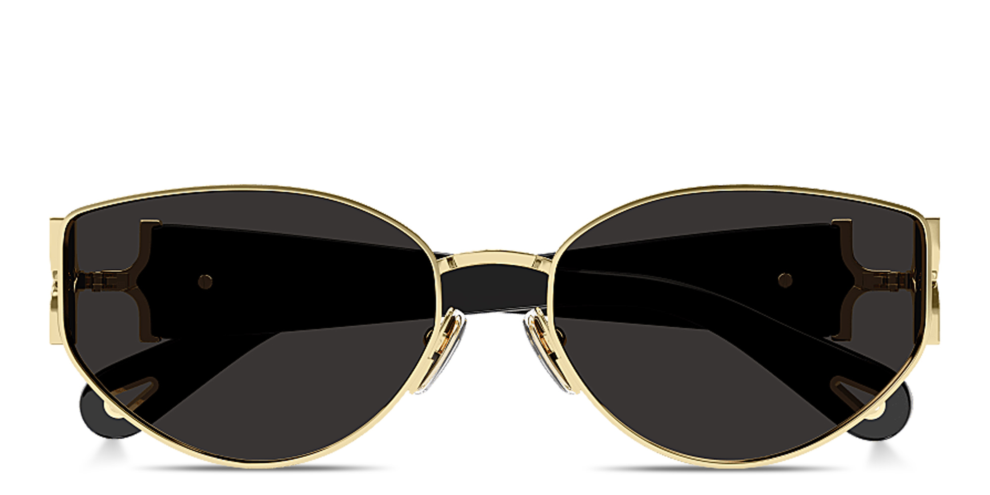 Shop Chloe Marcie Panthos Sunglasses in Black online.