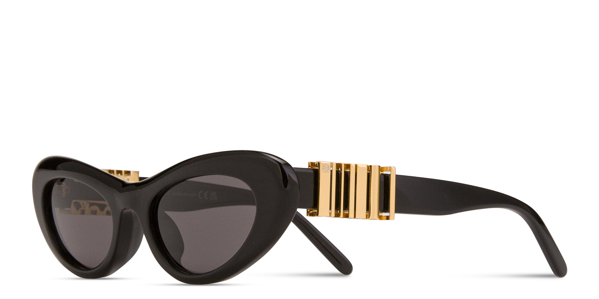 LOEWE Slim Cat-Eye Sunglasses in Black – Product Photo 2