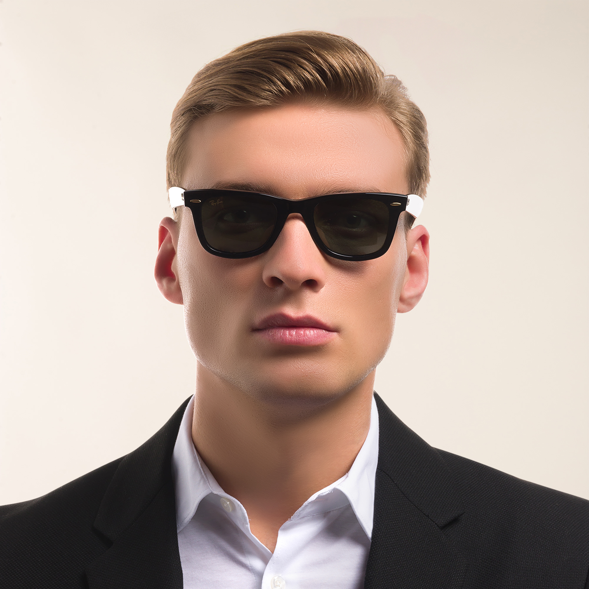 Shop Ray-Ban Legacy Limited Edition Square Sunglasses in Black online.