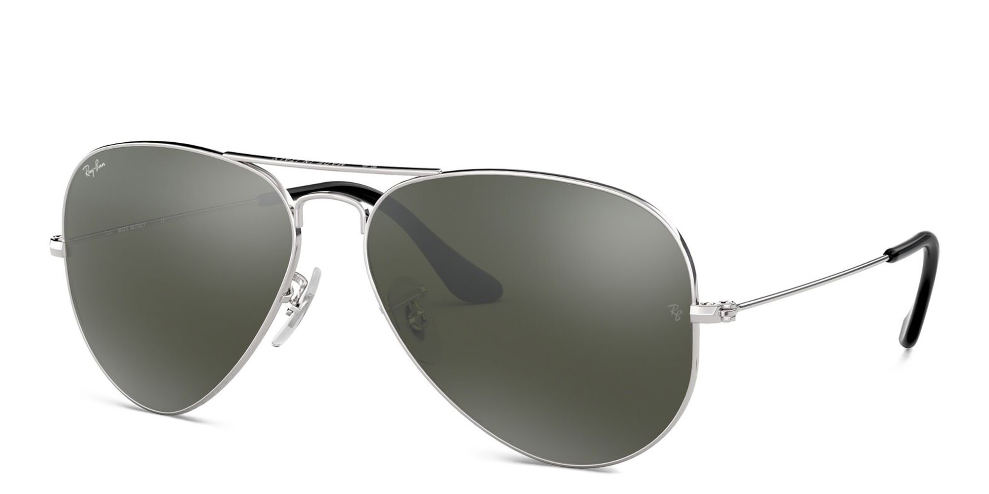 Shop Ray-Ban Pilot Classic Sunglasses in Silver online.