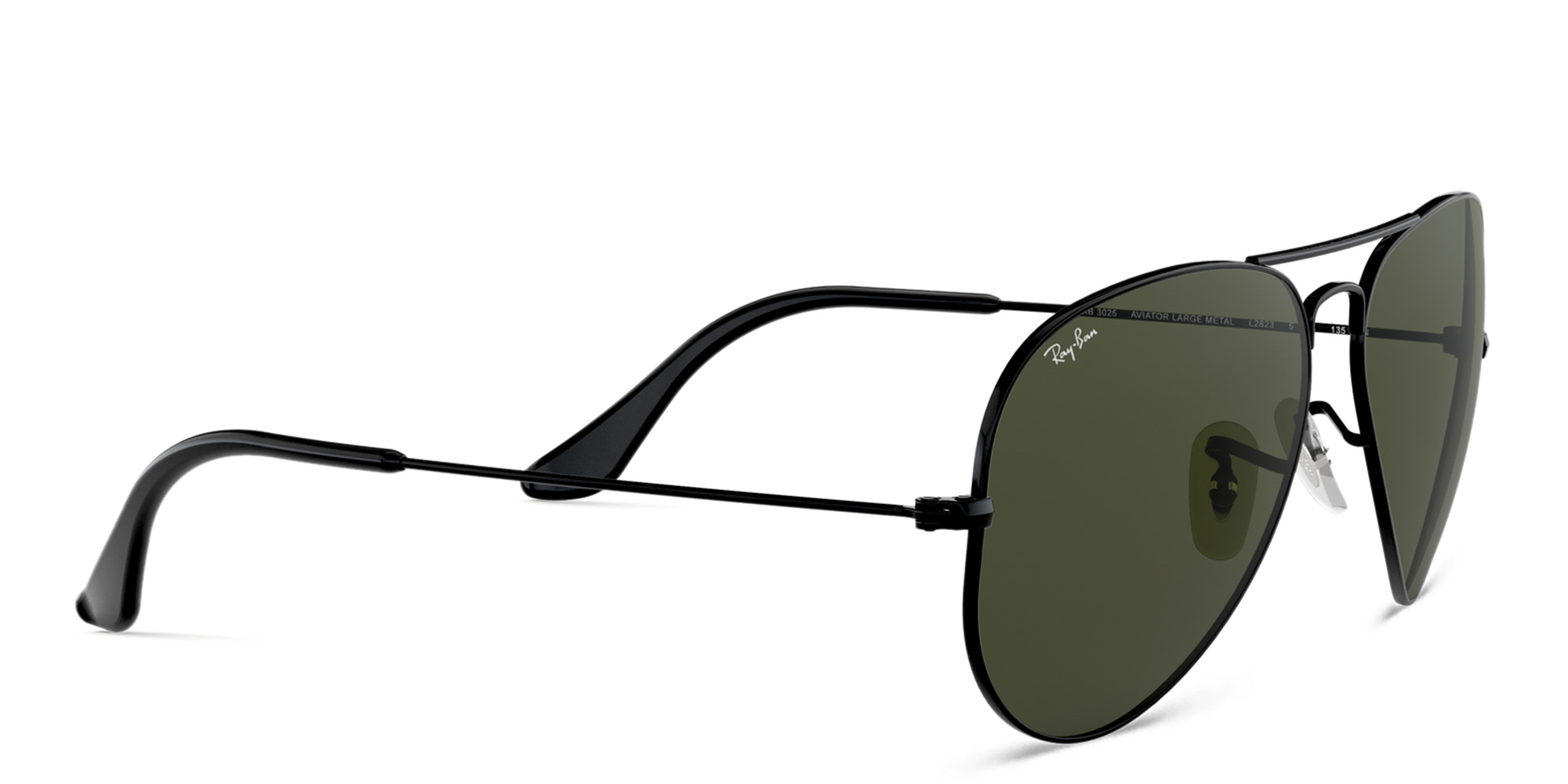 Ray-Ban Pilot Classic Sunglasses in Black – Product Photo 4