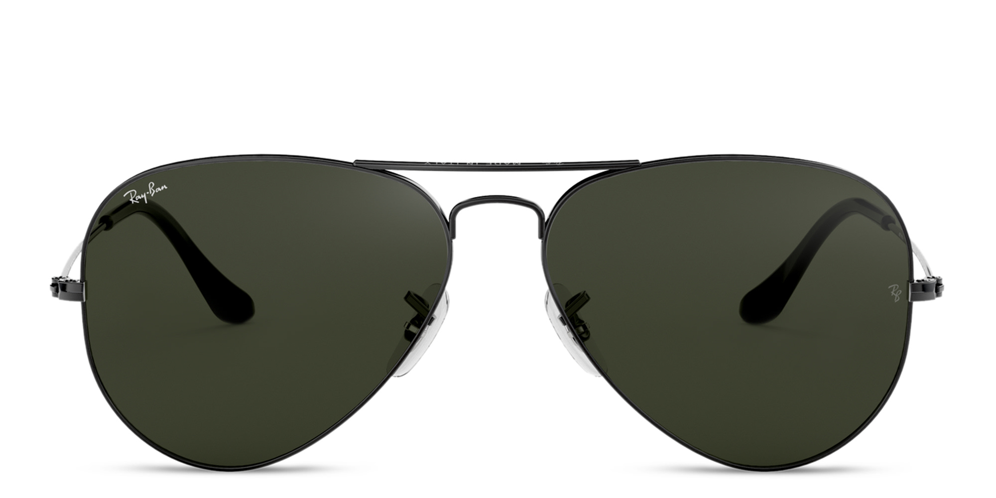 Shop Ray-Ban Unisex Aviator Sunglasses in Gunmetal online.