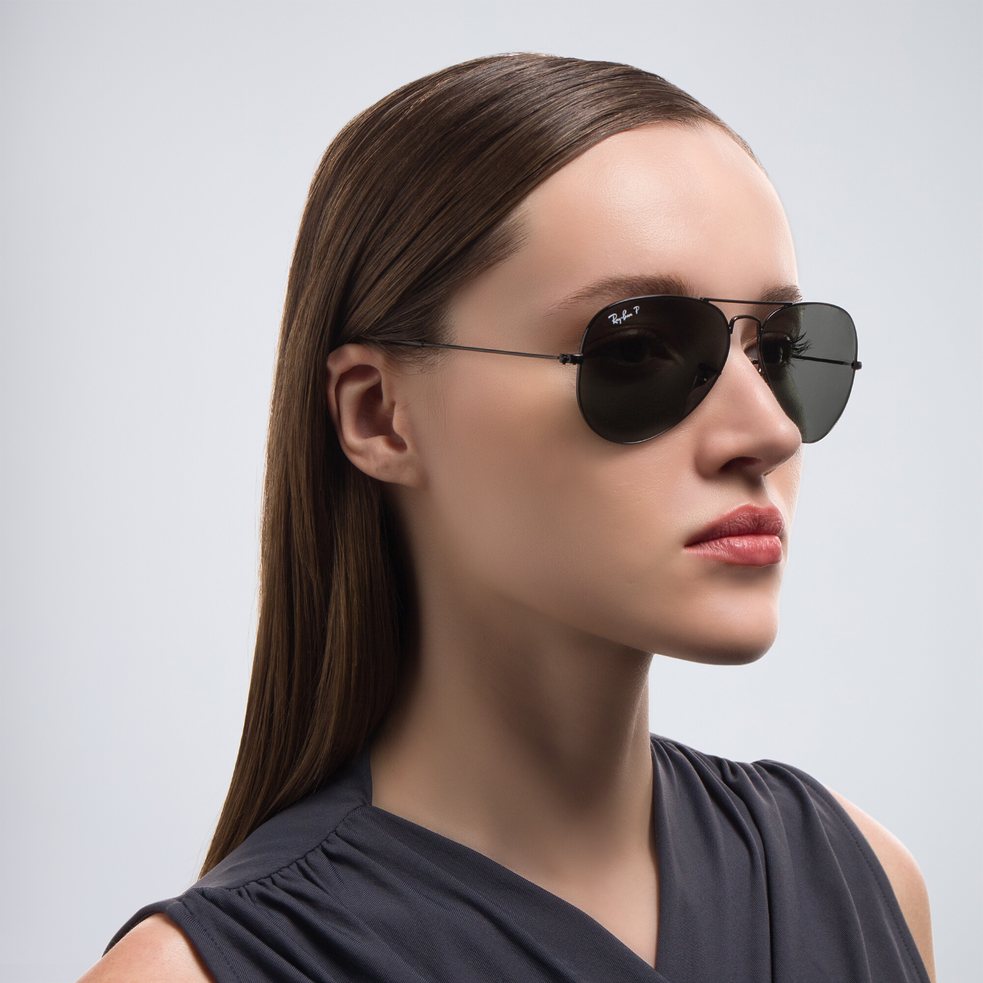 Ray-Ban Pilot Classic Sunglasses in Black – Product Photo 6