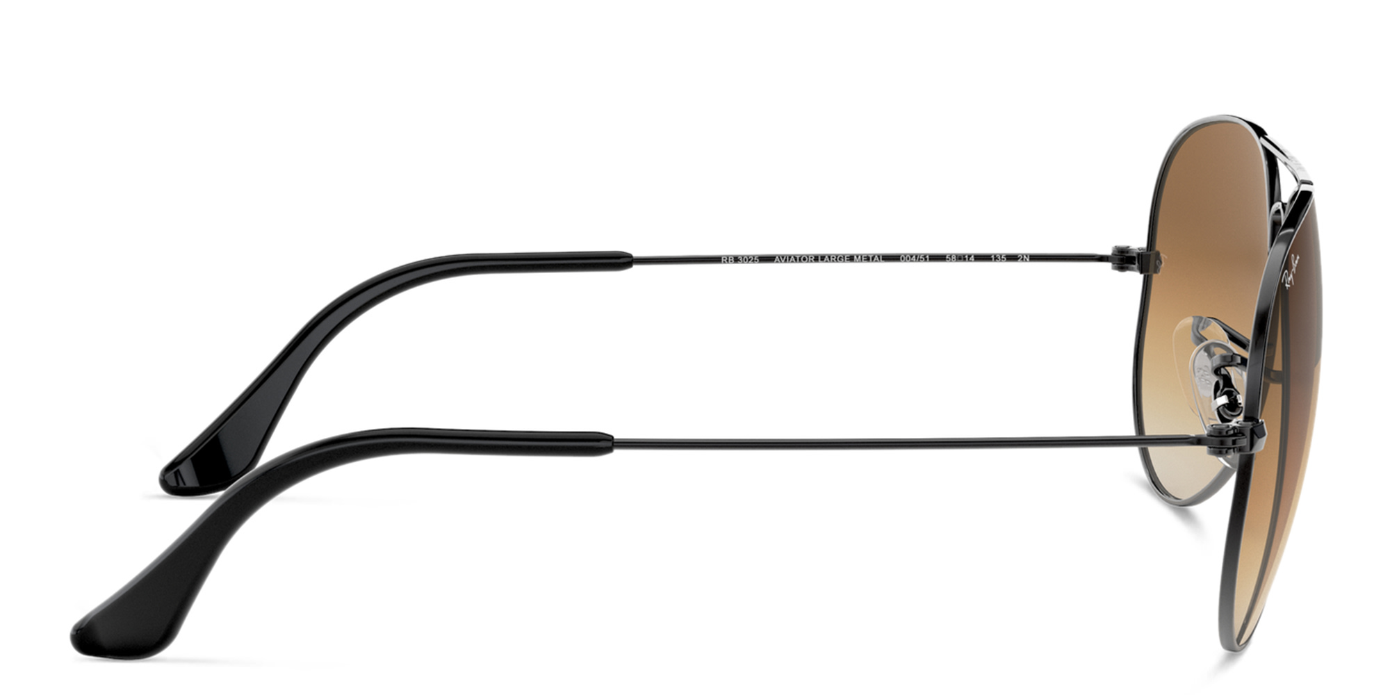 Ray-Ban Unisex Pilot Sunglasses in Gunmetal – Product Photo 3