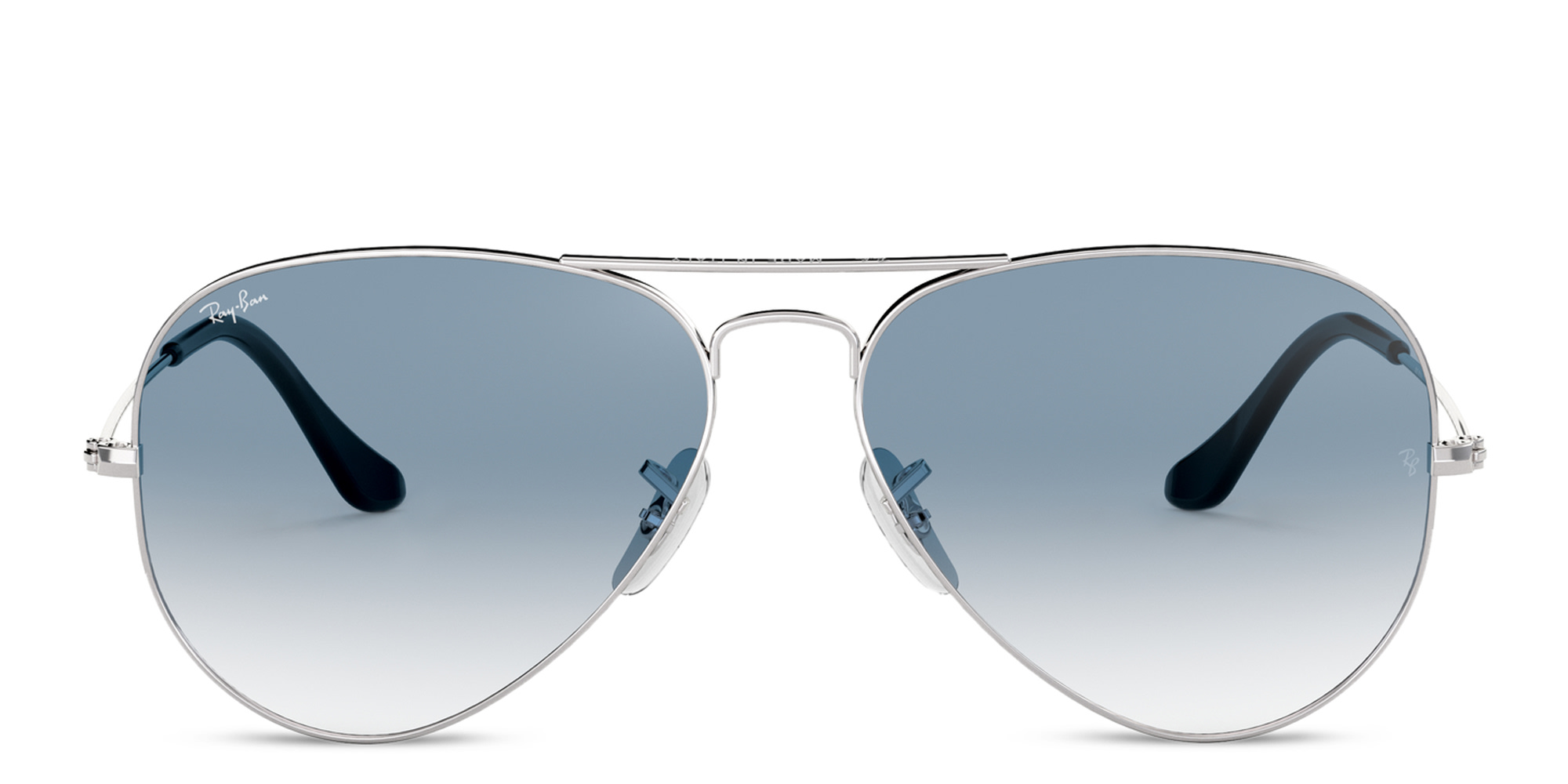Ray-Ban Unisex Pilot Sunglasses in Metal in Silver – Product Photo 1