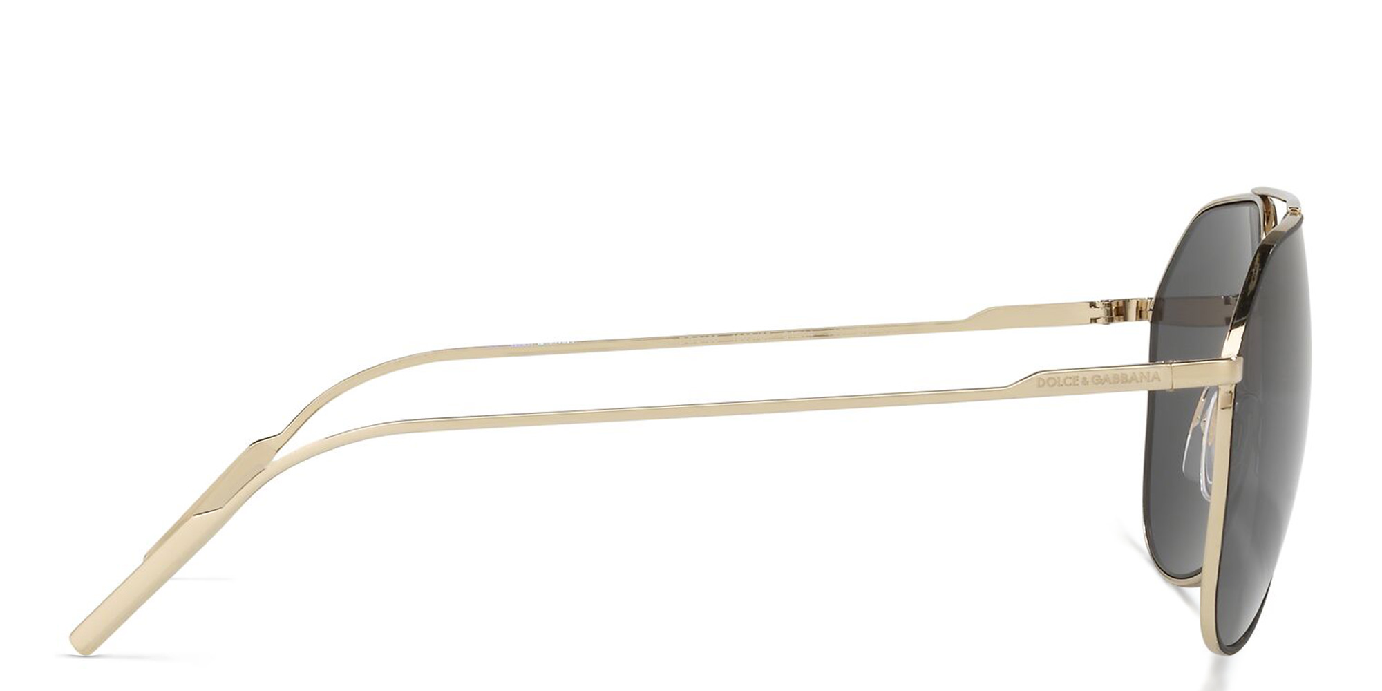 نظارة شمسية أفياتور كبيرة من دولتشي آند غابانا بلون أسود - صورة المنتج 3