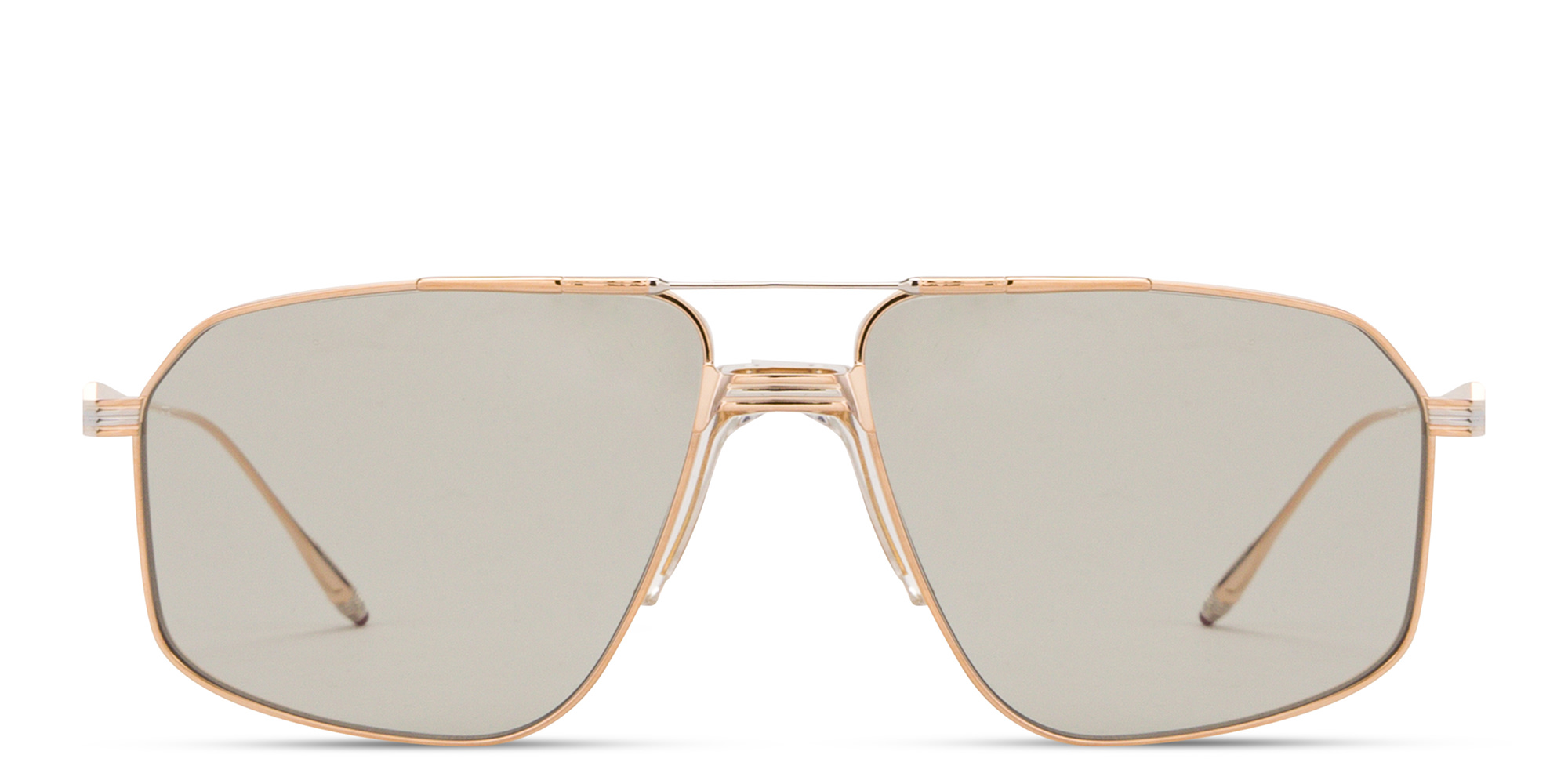 تسوق نظارات شمسية جاغير طراز أفياتور للجنسين جاك ماري ماج بلون ذهبي فاتح أونلاين.