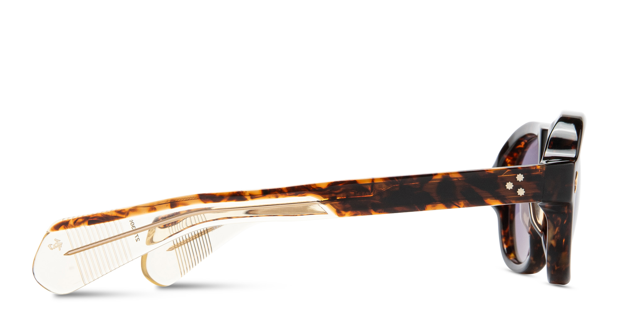 Shop JACQUES MARIE MAGE Richard Unisex Aviator Sunglasses - Limited Production of 350 Pieces in Breccia online.