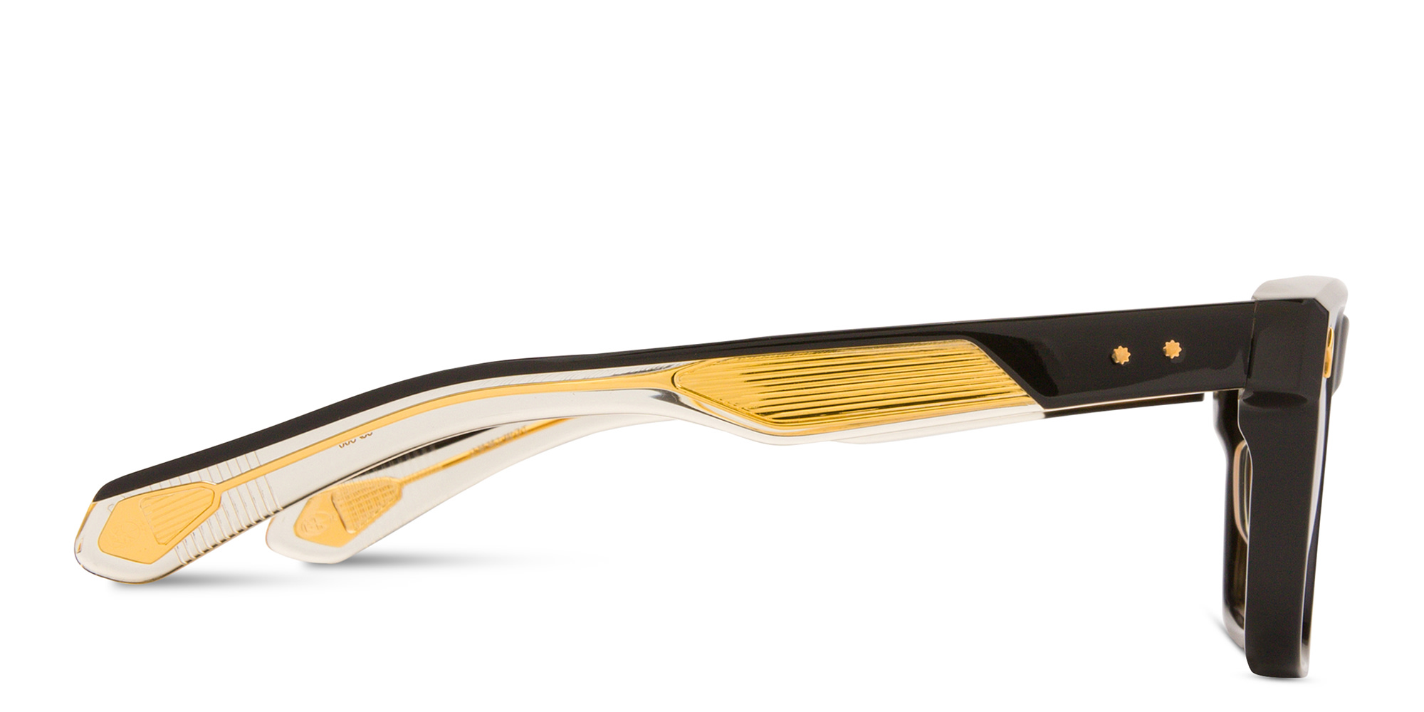 Shop JACQUES MARIE MAGE Lucknow Unisex Square Sunglasses in Black online.