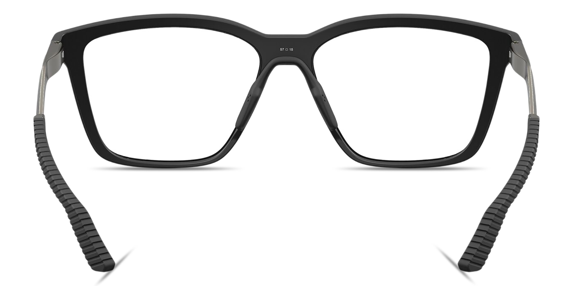 Shop Oakley Enigma Mass Unisex Square Eyeglasses in Black online.