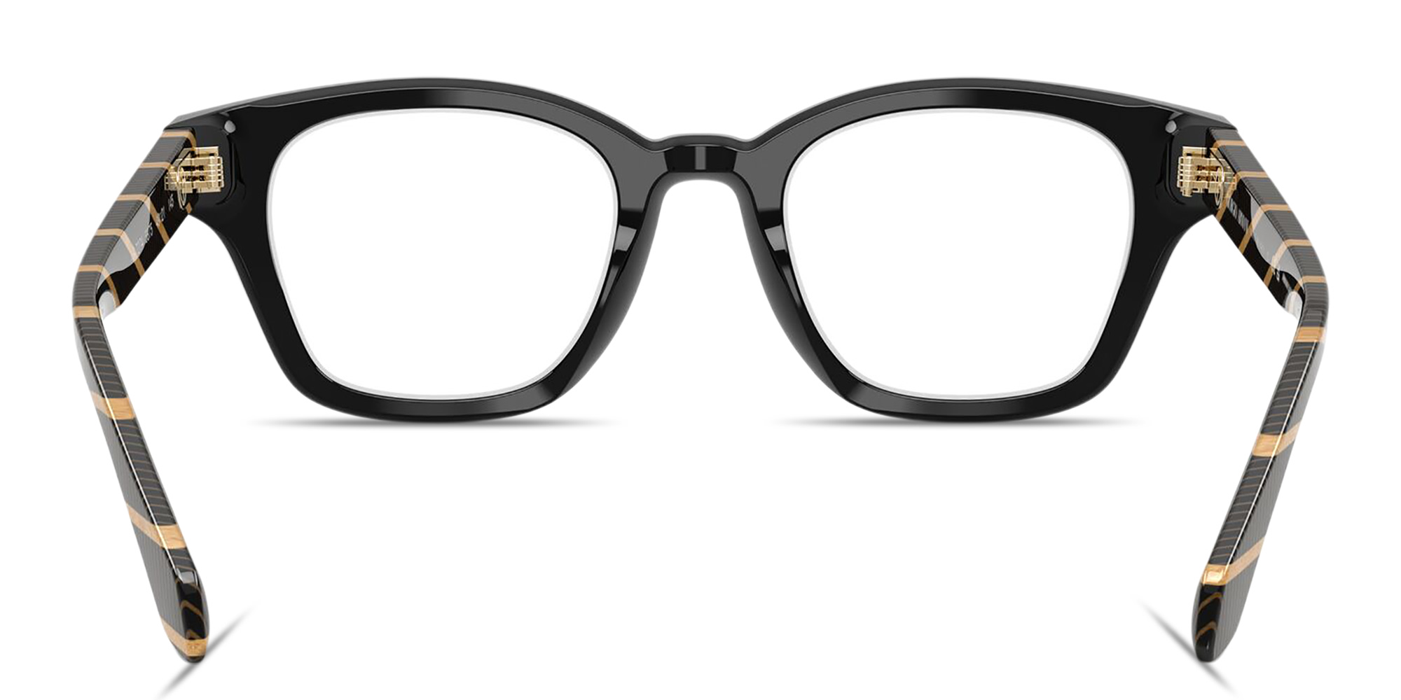 Shop GIORGIO ARMANI Pillow Eyeglasses in Black online.