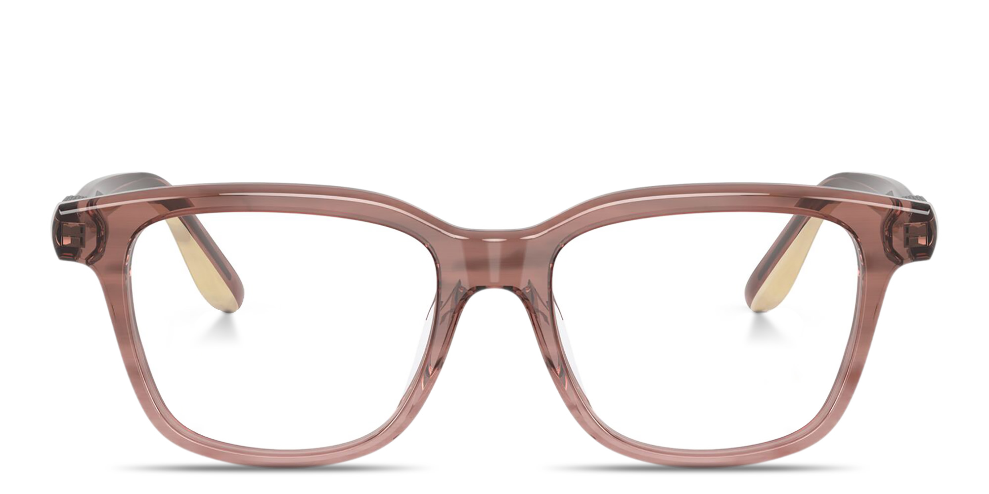 Shop BRUNELLO CUCINELLI Square Eyeglasses in Brown online.