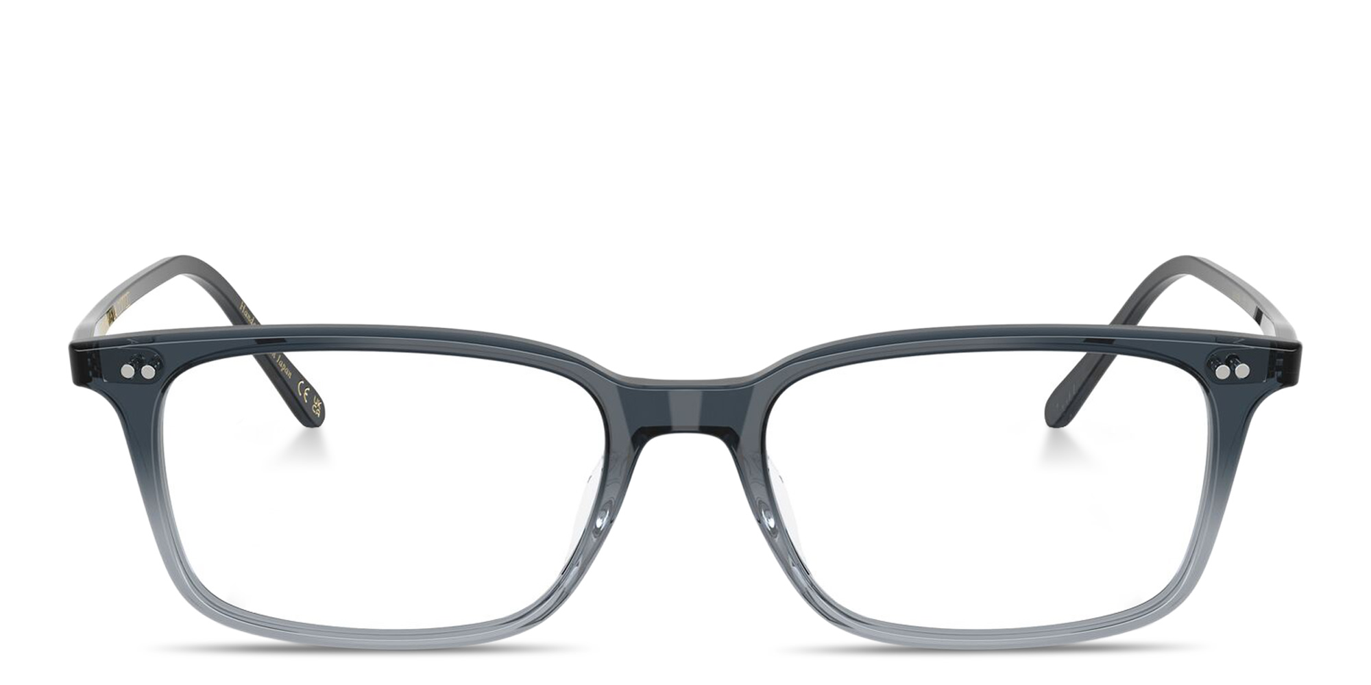 Shop OLIVER PEOPLES Neylan Rectangle Eyeglasses in Blue online.