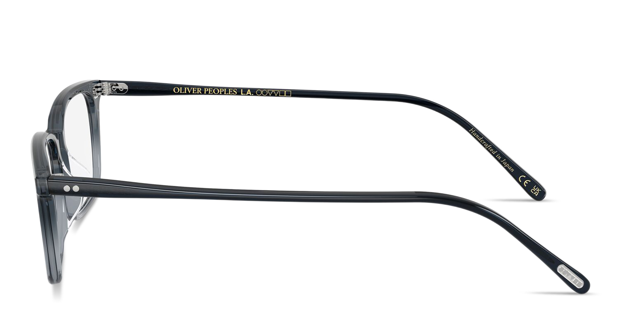Shop OLIVER PEOPLES Neylan Rectangle Eyeglasses in Blue online.