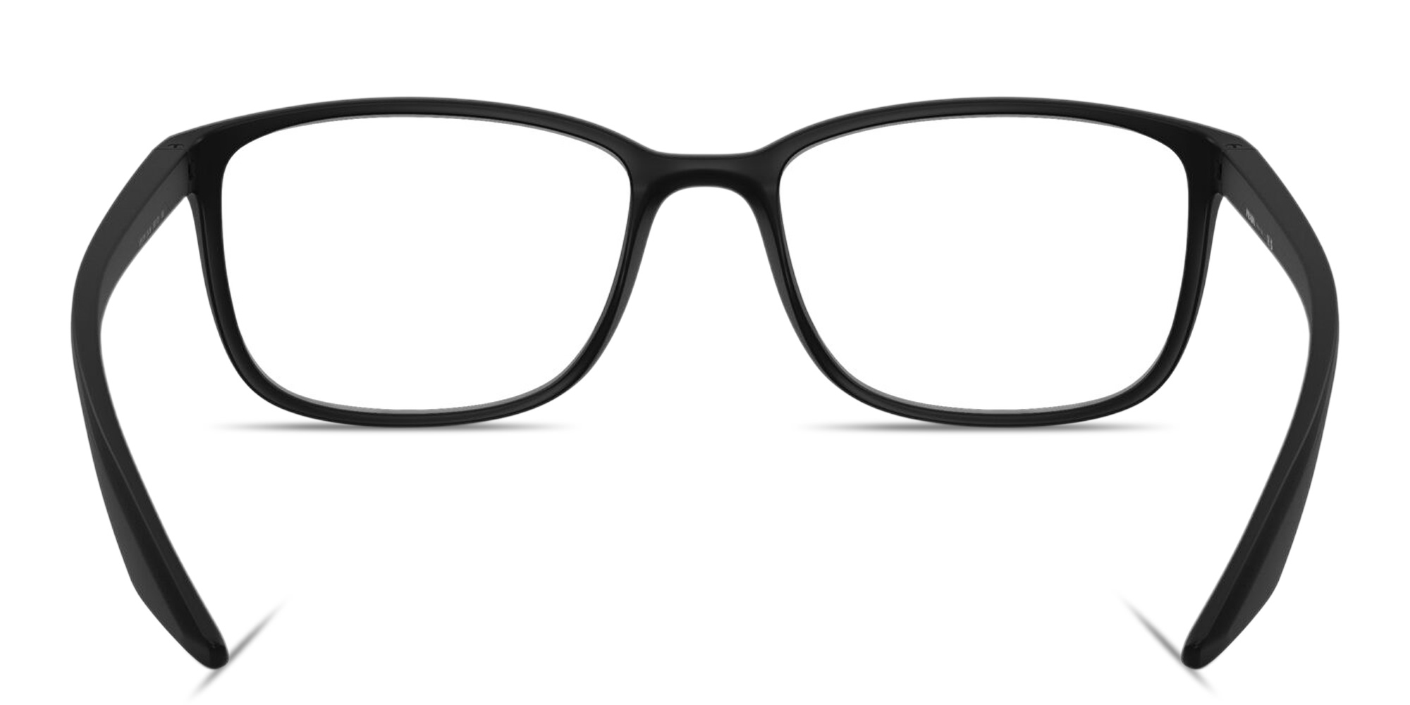 Shop Prada Linea Rossa Logo Signature Wide Pillow Eyeglasses in Black online.