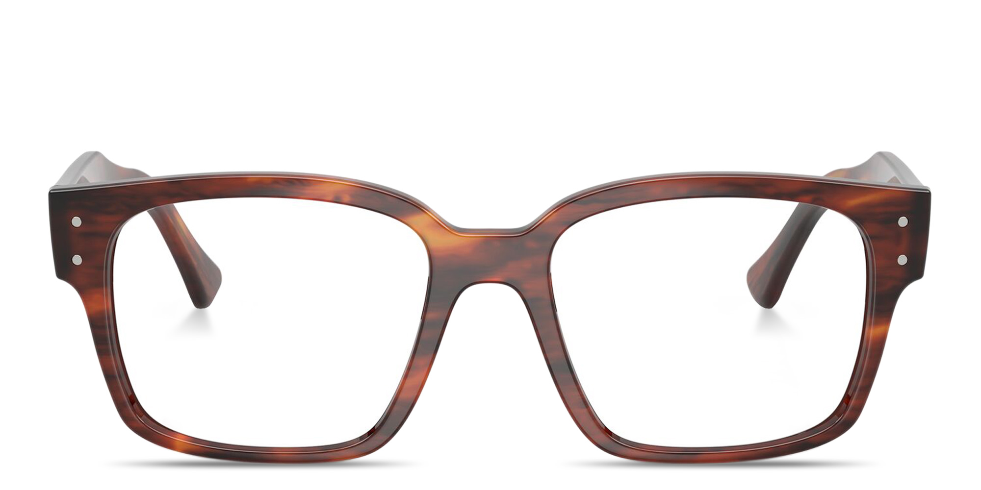 Shop Ray-Ban Laurene Optics Unisex Square Eyeglasses in Havana online.