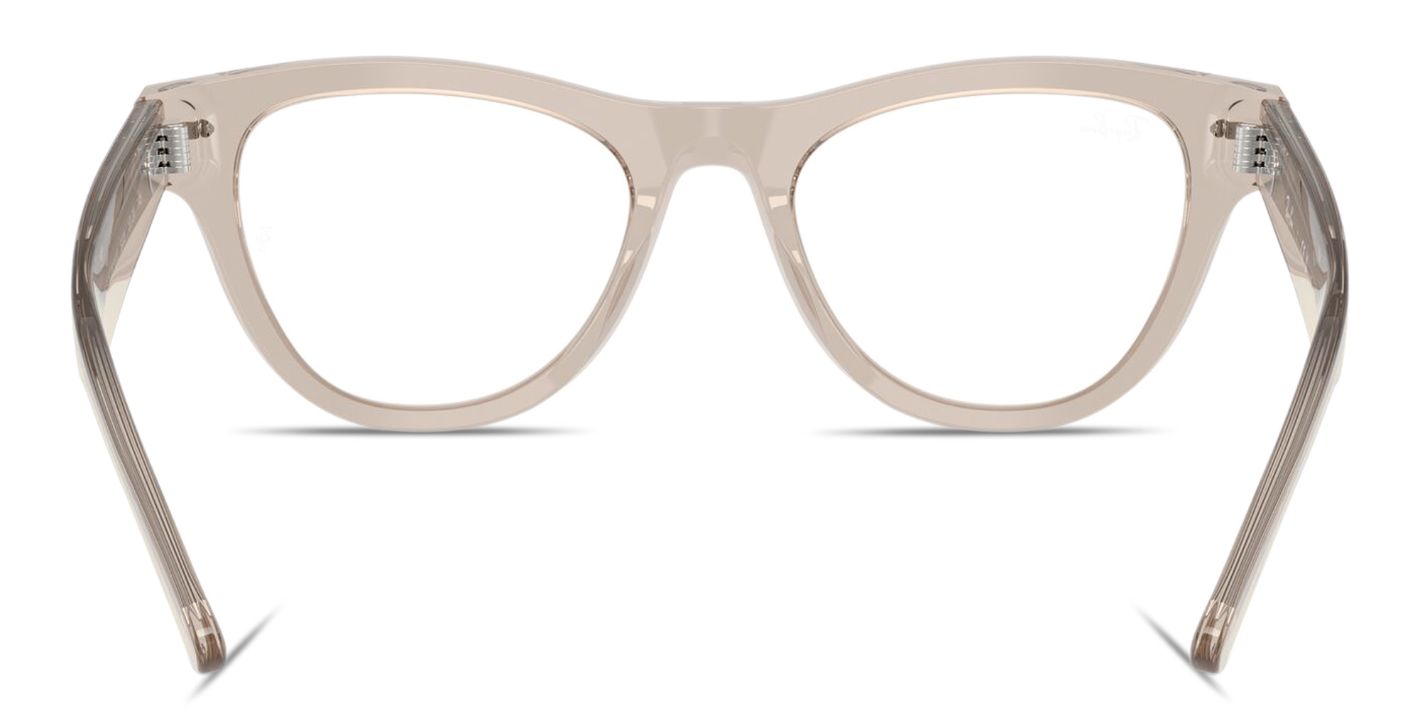 Ray-Ban Skyler Optics Cat-Eye Eyeglasses in Transparent light brown – Product Photo 4