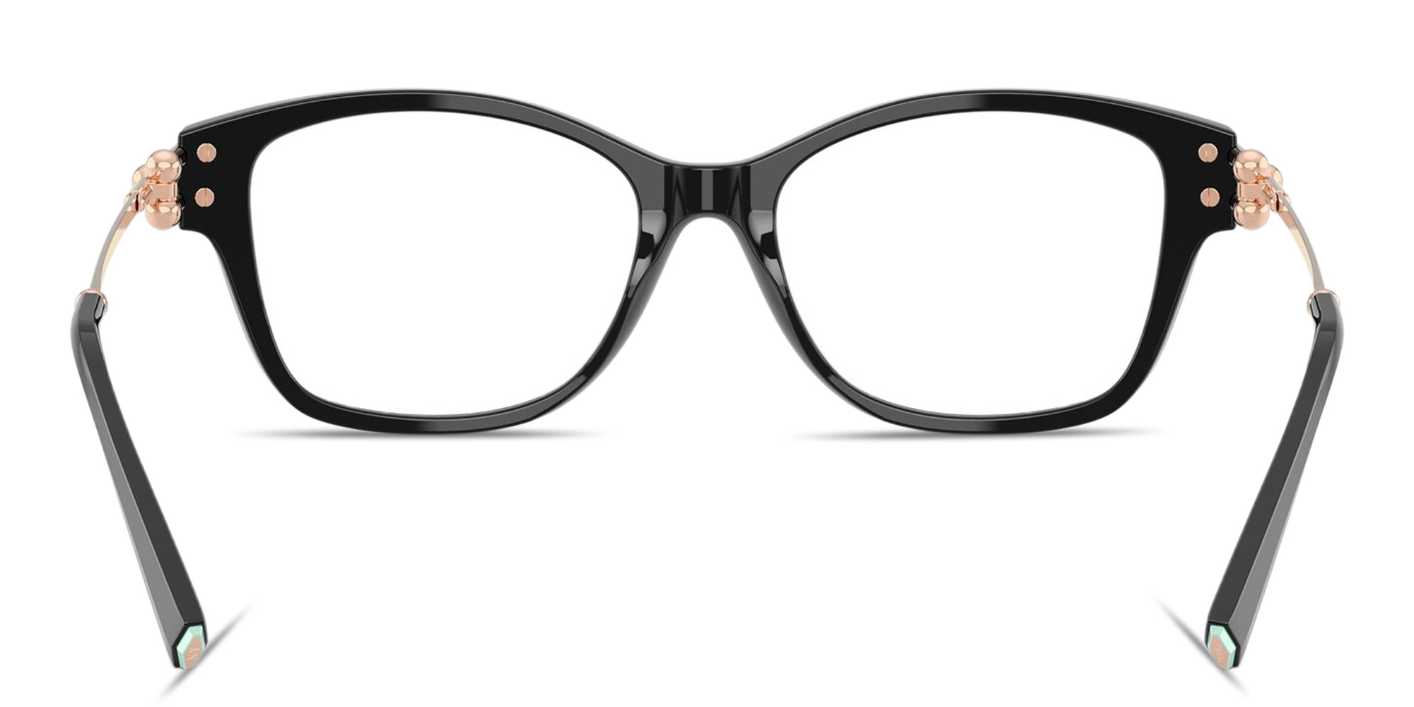 Shop TIFFANY Tiffany HardWear Cat-Eye Eyeglasses in Black online.
