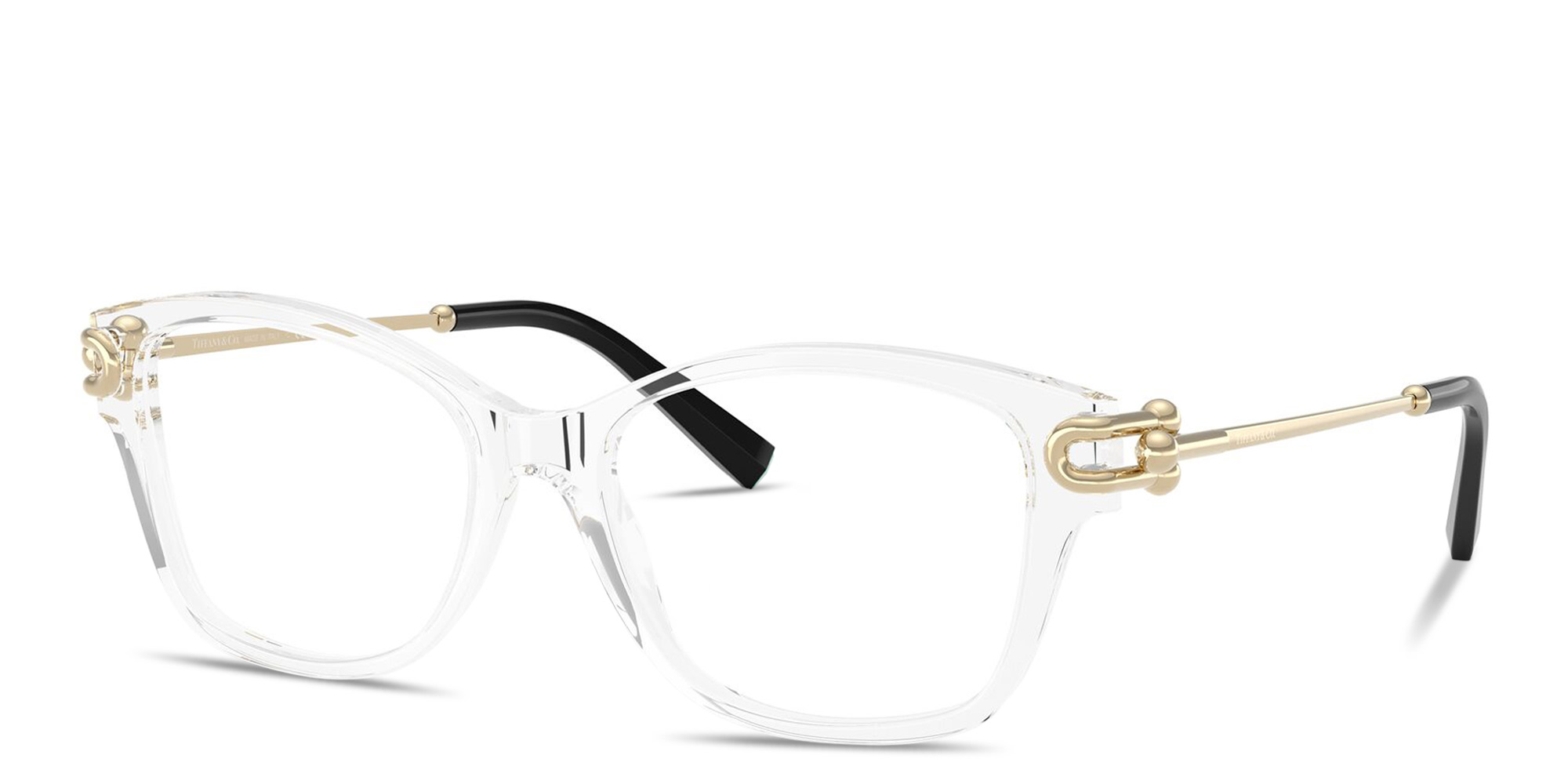 Shop TIFFANY Tiffany HardWear Cat-Eye Eyeglasses in Clear online.