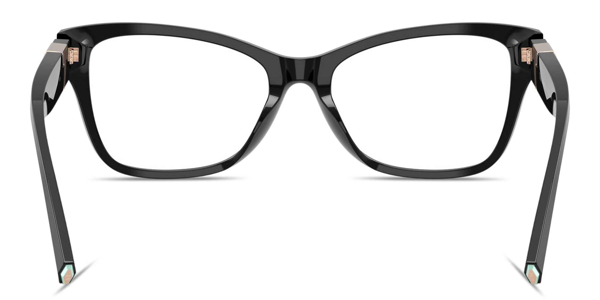 Shop TIFFANY T Motif Cat-Eye Eyeglasses in Black online.