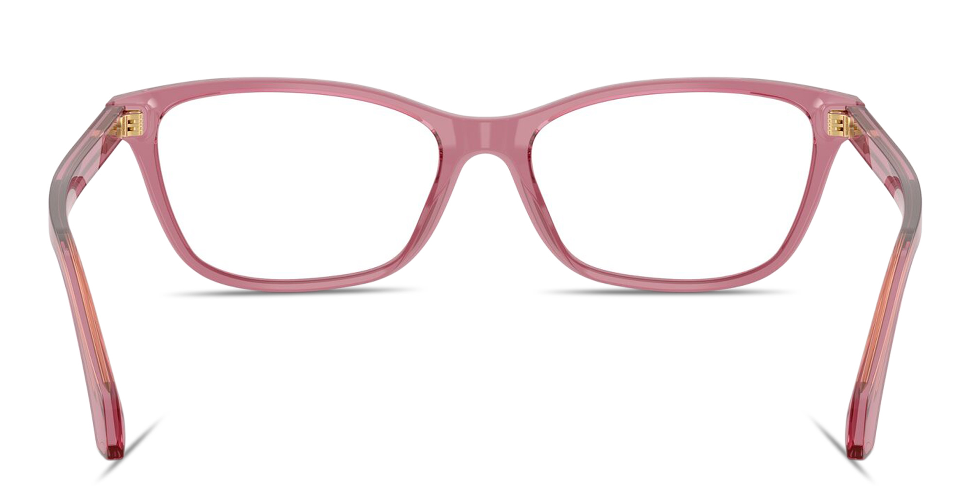 نظارات طبية طراز كات آي بتوقيع العلامة من فيرزاتشي بلون أحمر شفاف - صورة المنتج 4