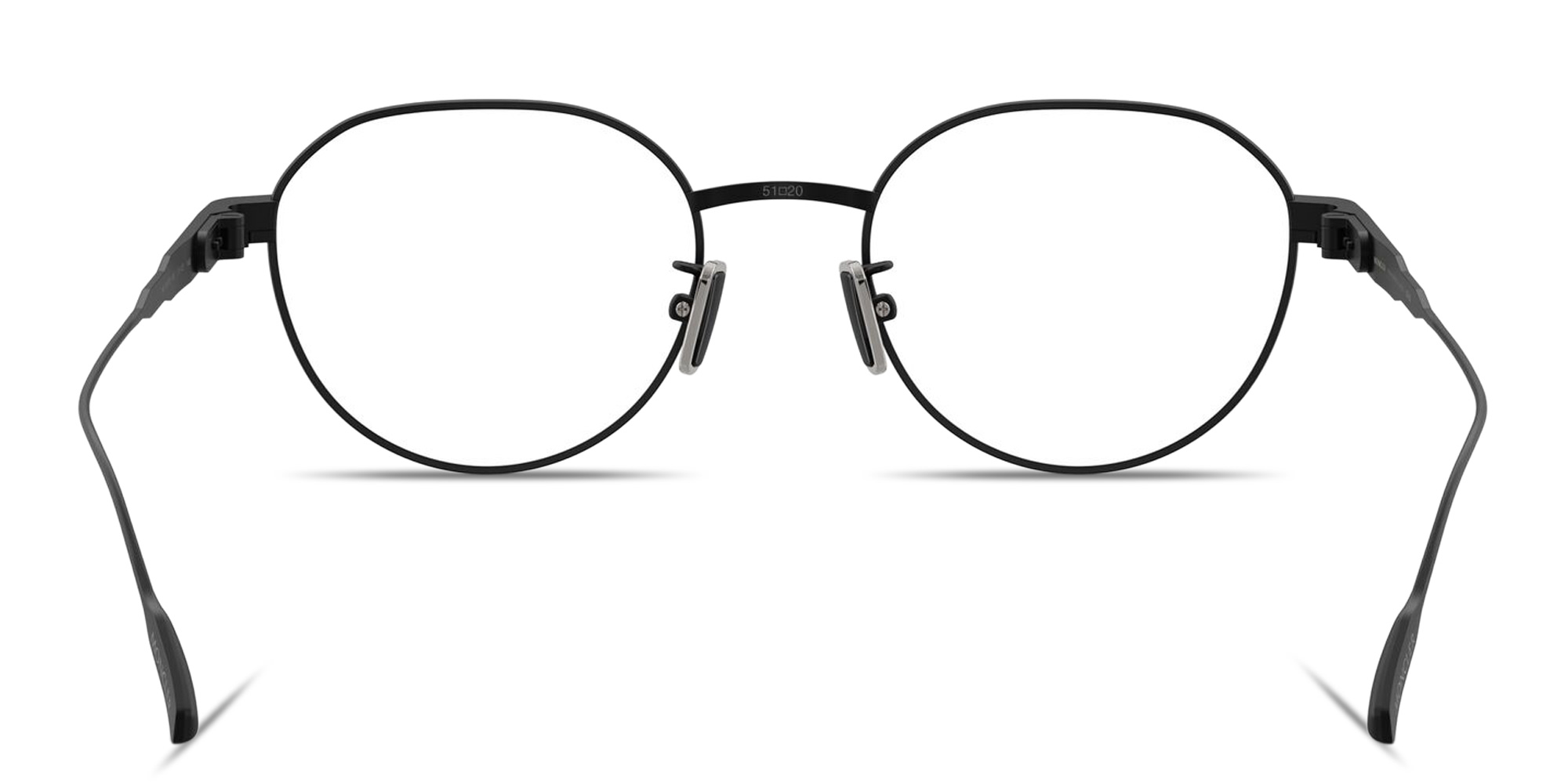 تسوق نظارات طبية دائرية للجنسين بتوقيع العلامة مونكلير بلون أسود أونلاين.