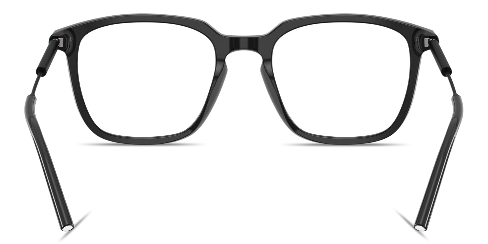 Shop Moncler Logo Signature Unisex Panthos Eyeglasses in Black online.