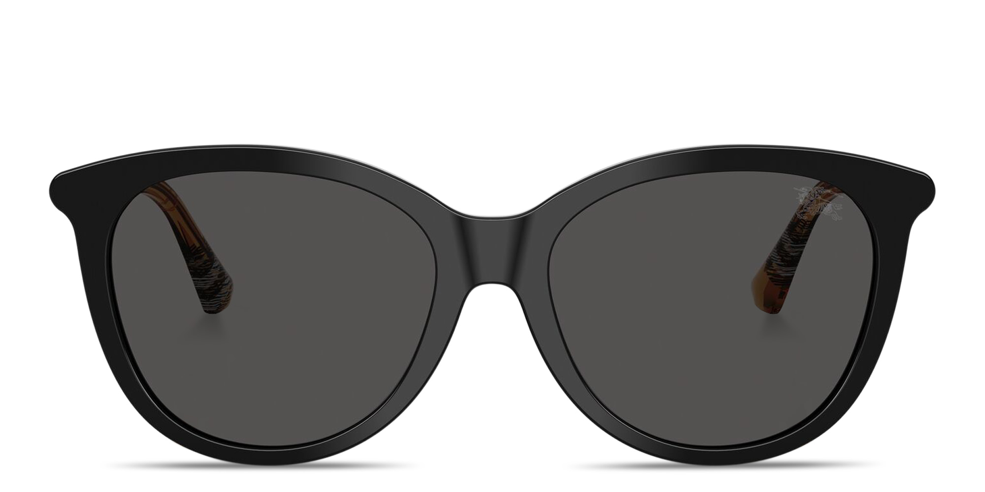 BURBERRY Vintage Check Panthos Sunglasses in Black – Product Photo 1