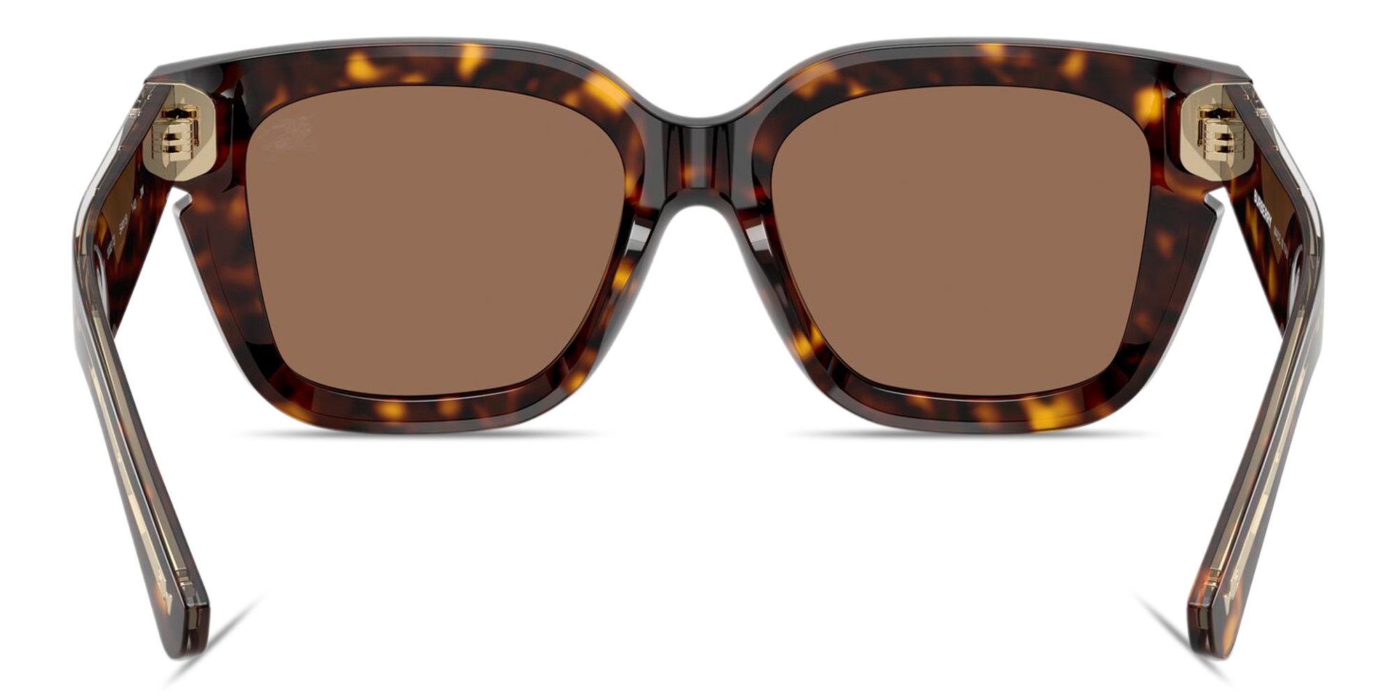 Shop BURBERRY Logo Signature Square Sunglasses in Havana online.