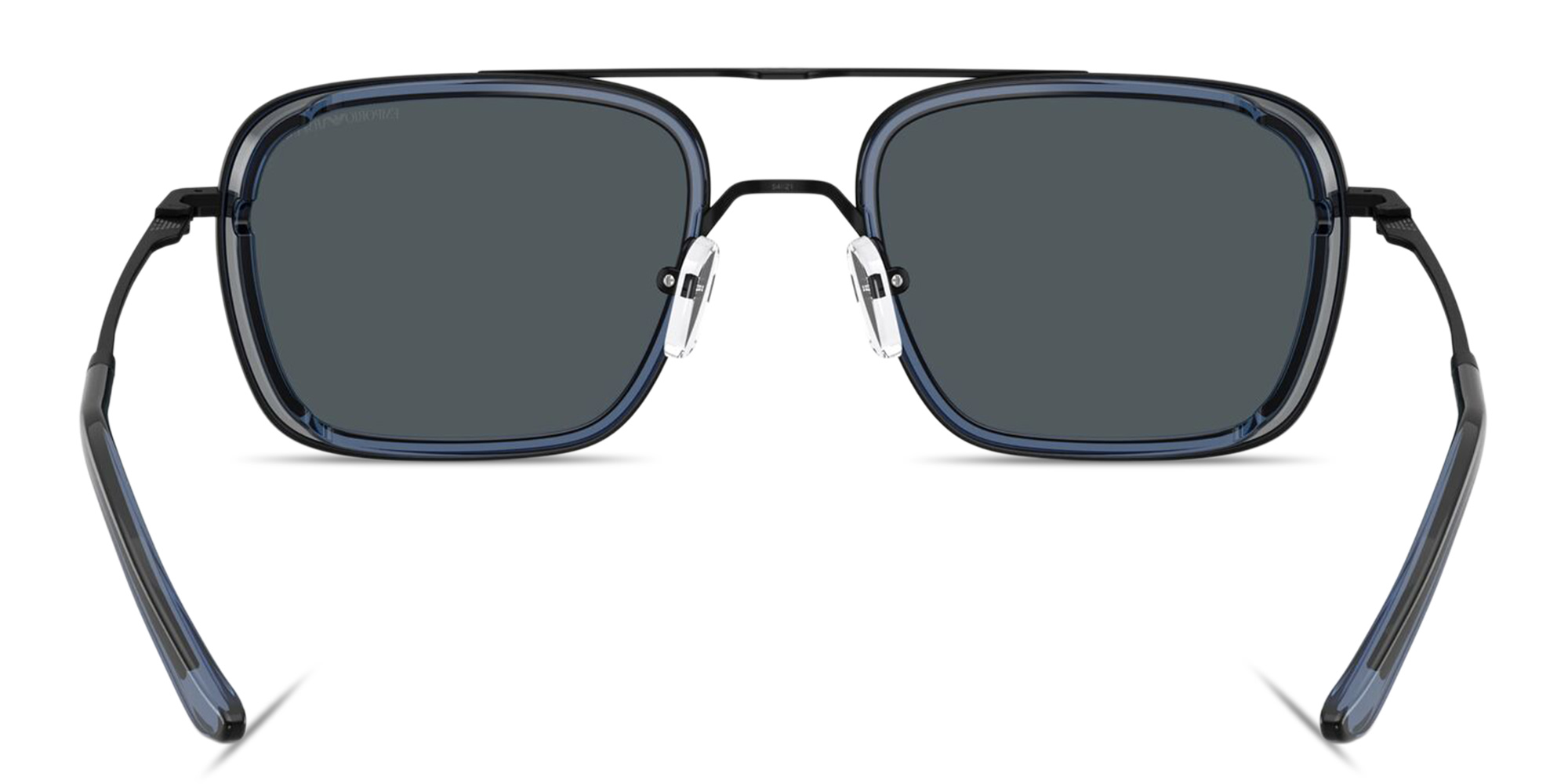 Emporio Armani Eagle Logo Square Sunglasses in Black – Product Photo 4