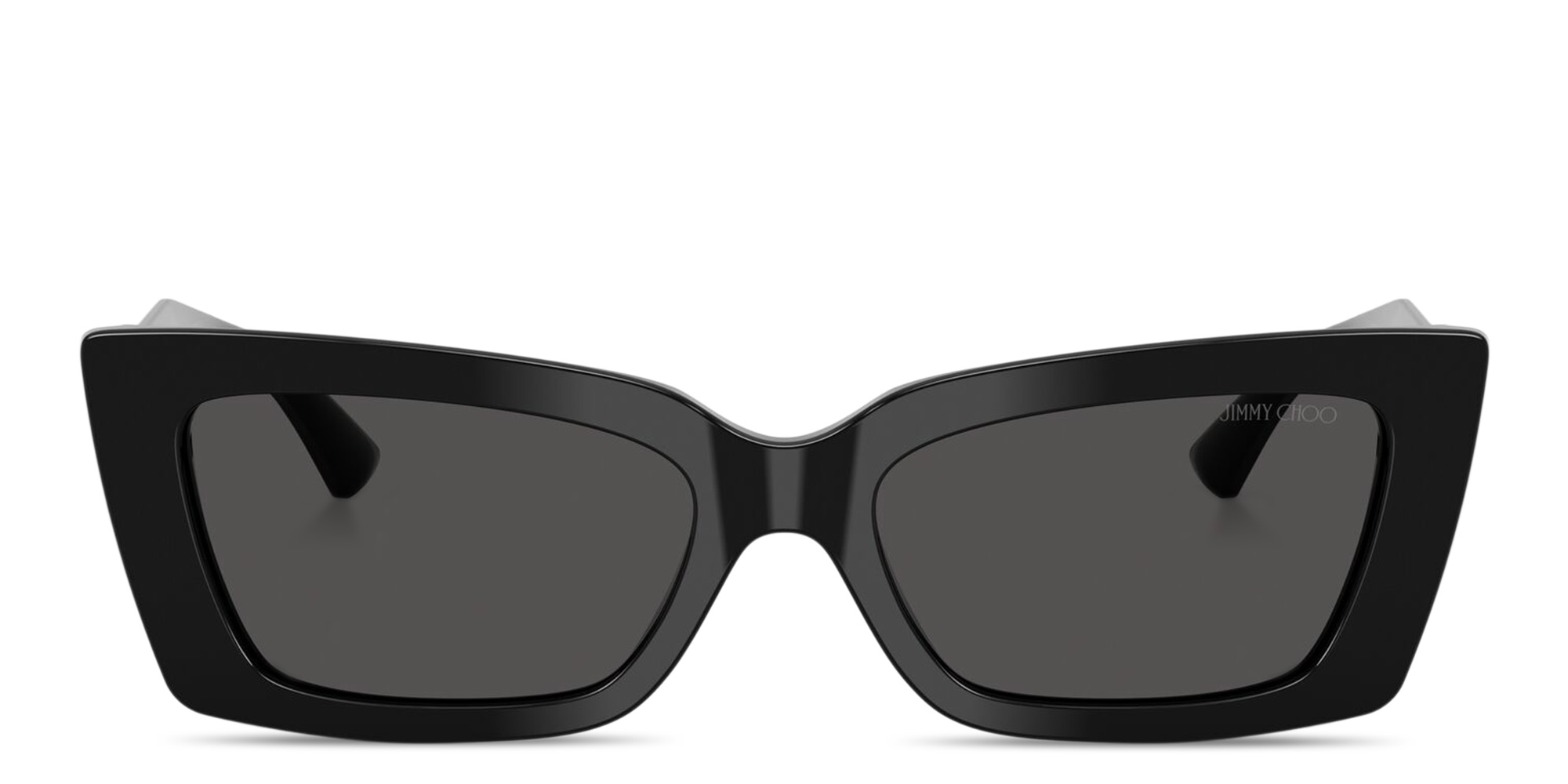 Shop JIMMY CHOO JC Motif Cat-Eye Sunglasses in Black online.