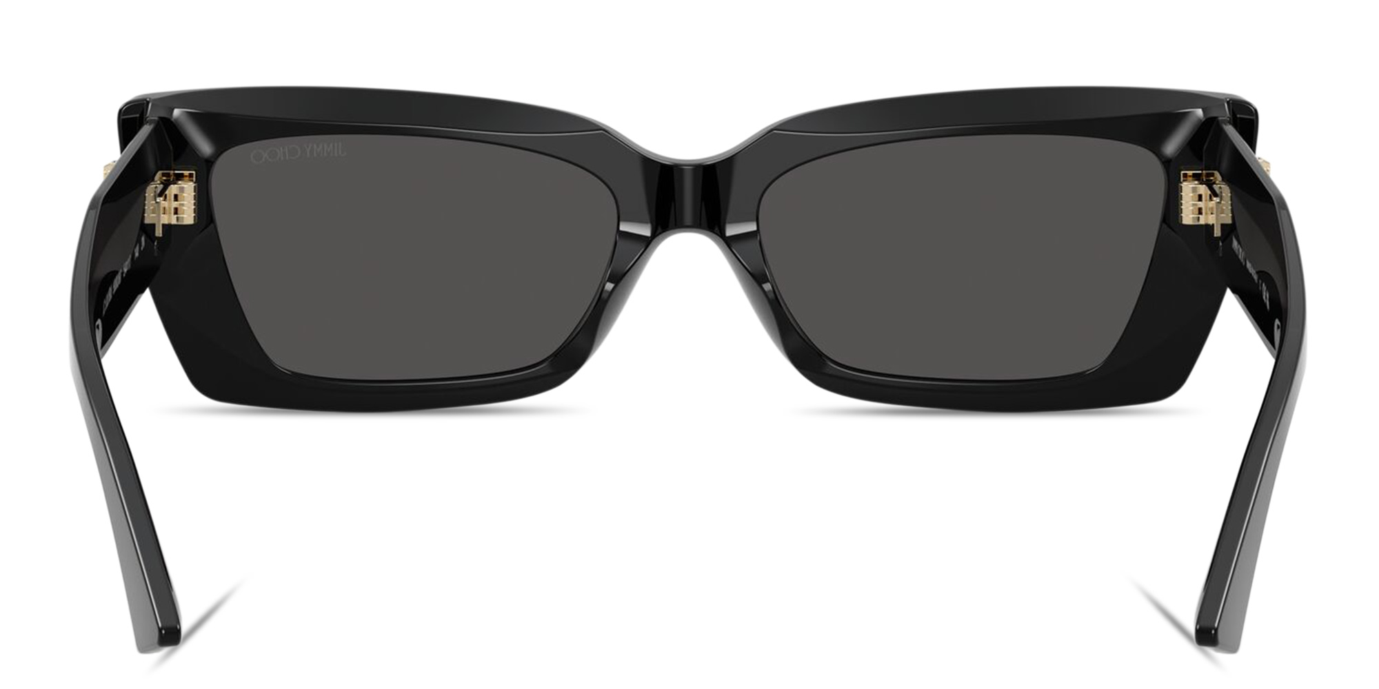 Shop JIMMY CHOO JC Motif Cat-Eye Sunglasses in Black online.