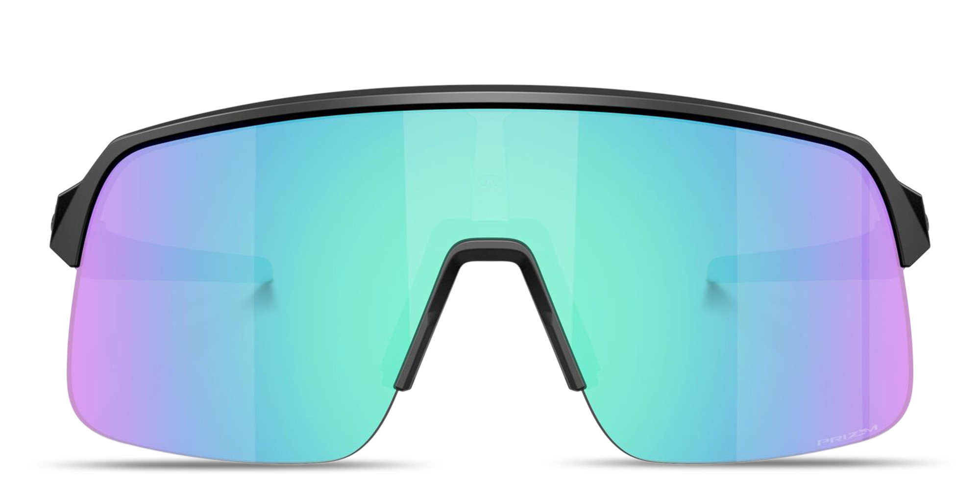 Shop Oakley Sutro Lite Half-Rim Rectangle Sunglasses in Black online.