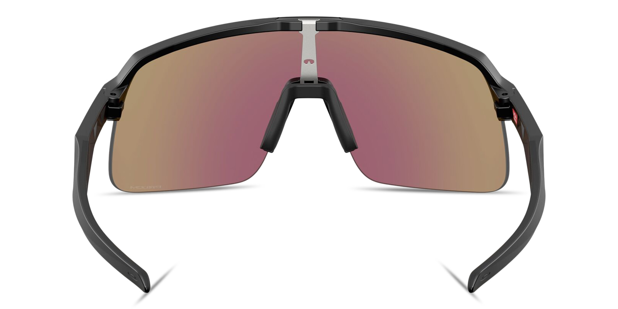 Shop Oakley Sutro Lite Half-Rim Rectangle Sunglasses in Black online.
