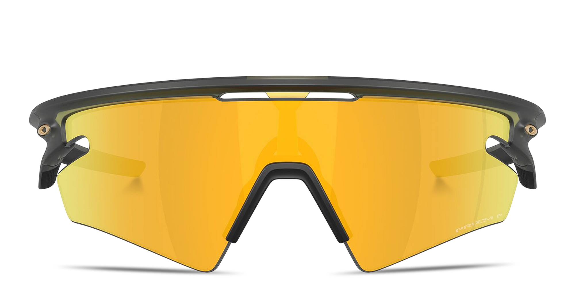 تسوق نظارات شمسية سفاييرا سلاش بإطار نصفي مستطيل للجنسين اوكلي بلون أخضر مطفي أونلاين.