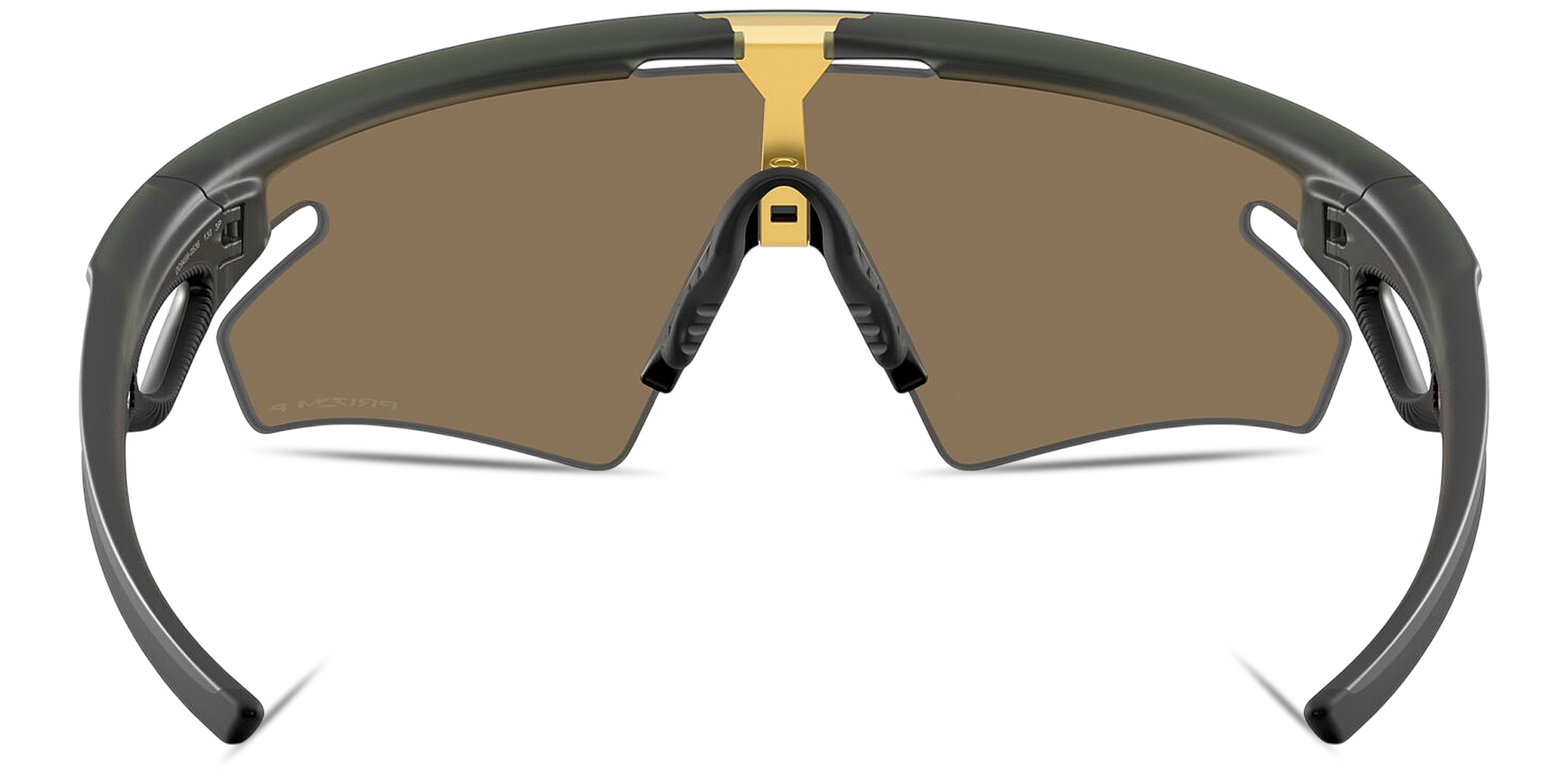 Shop Oakley Sphaera™ Slash Unisex Half-Rim Rectangle Sunglasses in Matte Green online.