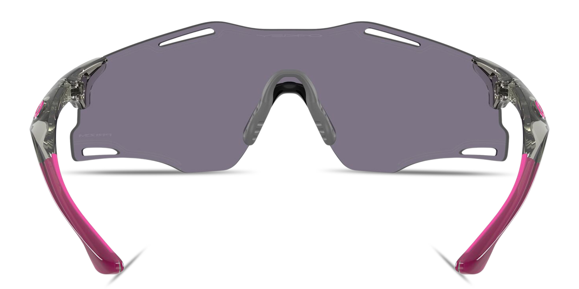 Oakley Cybr Zero Unisex Rimless Rectangle Sunglasses in Grey – Product Photo 4