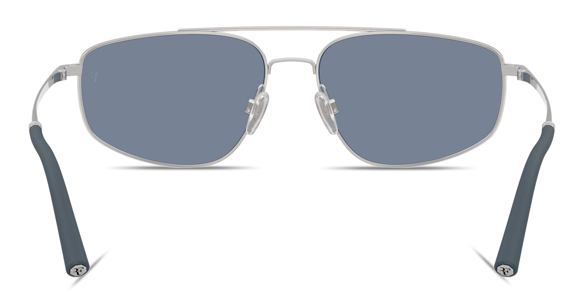 تسوق نظارات شمسية طراز أفياتور للجنسين أوليفر بيبلز بلون فضي أونلاين.