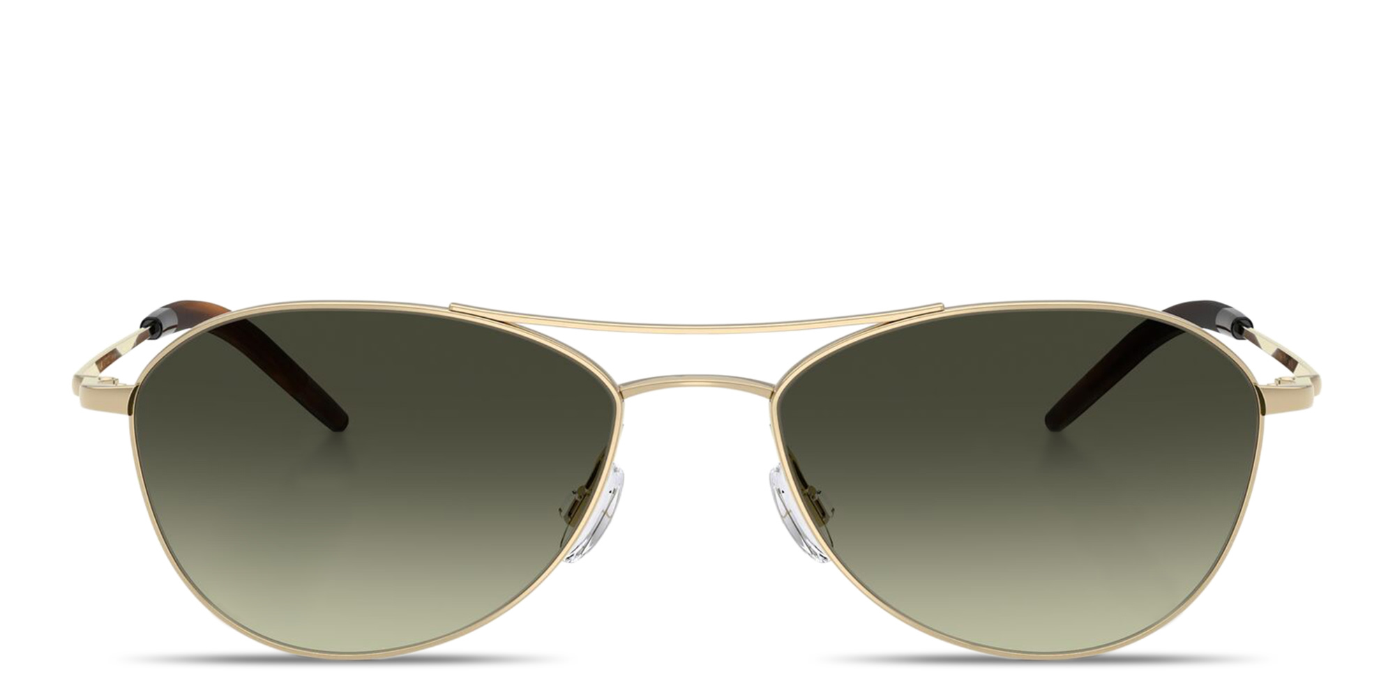 Shop OLIVER PEOPLES Aero II Unisex Pilot Sunglasses in Gold online.