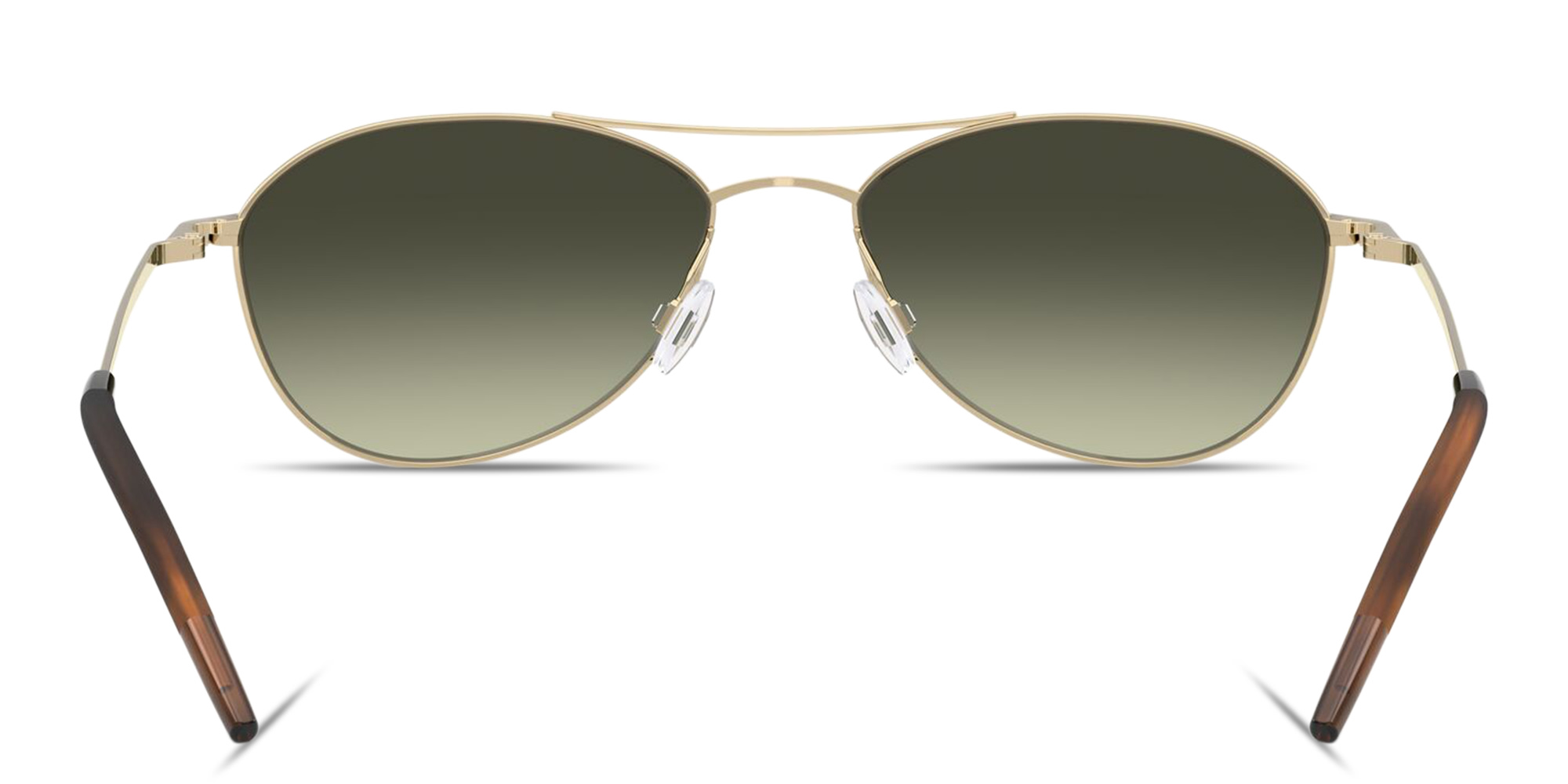 Shop OLIVER PEOPLES Aero II Unisex Pilot Sunglasses in Gold online.