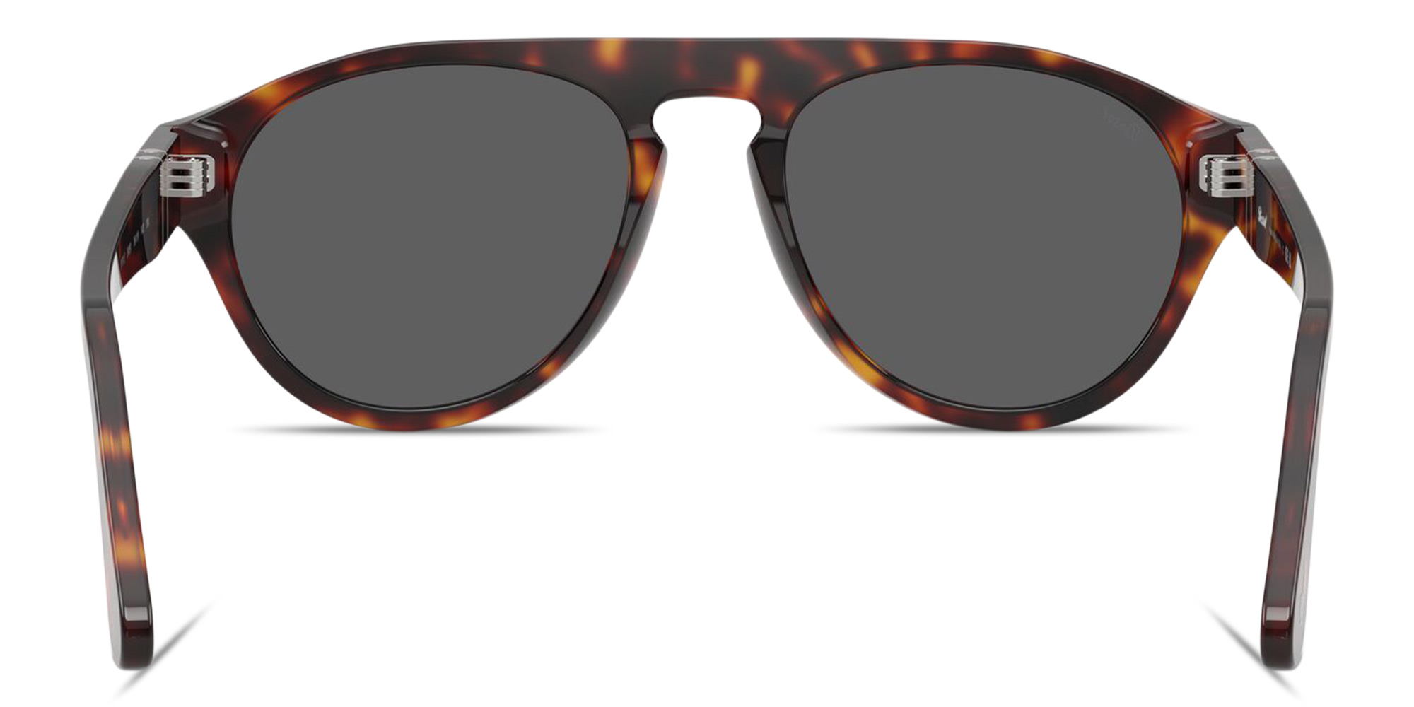 PERSOL Arrow Emblem Unisex Aviator Sunglasses in Havana – Product Photo 4