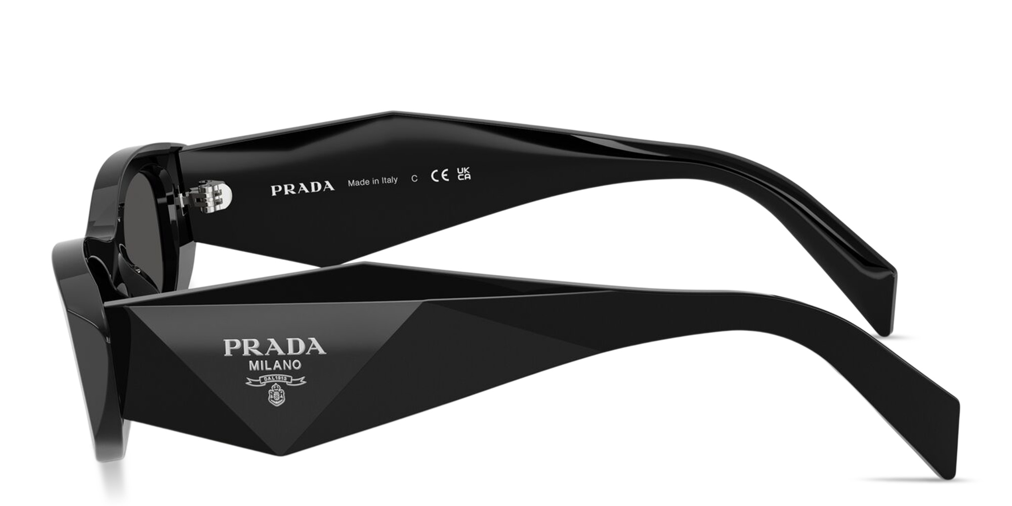 Buy PRADA Logo Signature Oval Sunglasses Online | MAGRABi UAE