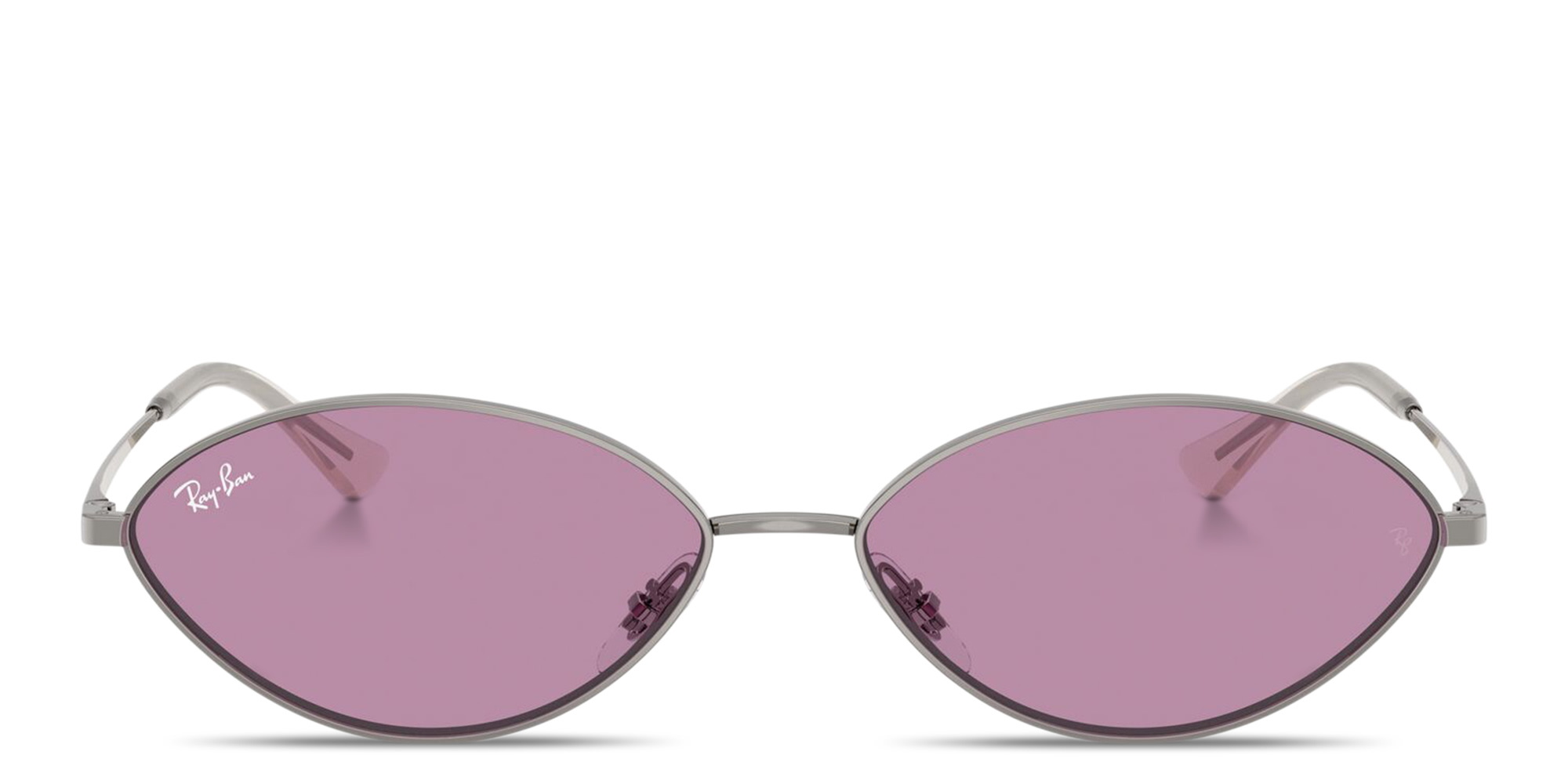 Ray-Ban Kai Unisex Oval Sunglasses in Gunmetal – Product Photo 1