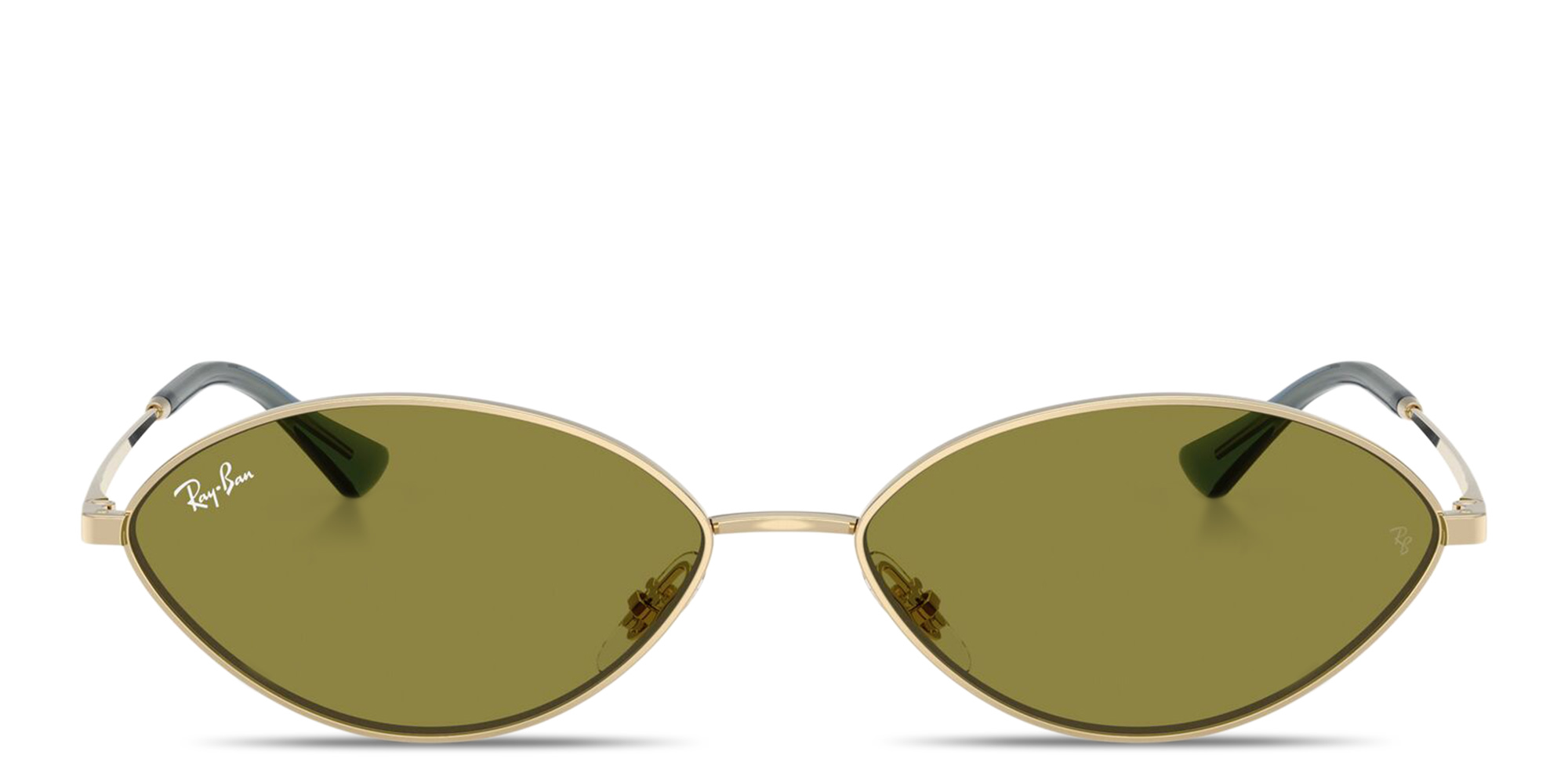 Ray-Ban Kai Unisex Oval Sunglasses in Pale Gold – Product Photo 1
