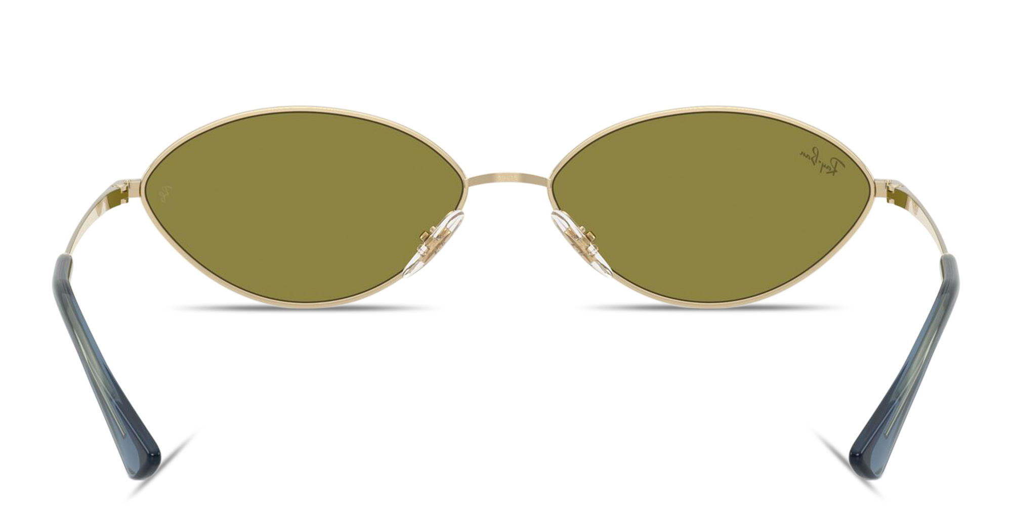 Ray-Ban Kai Unisex Oval Sunglasses in Pale Gold – Product Photo 4