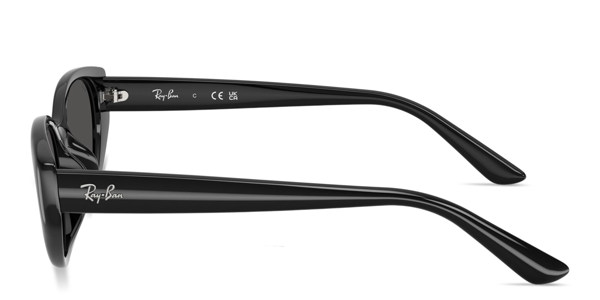 Ray-Ban Logo Signature Unisex Pillow Sunglasses in Black – Product Photo 3