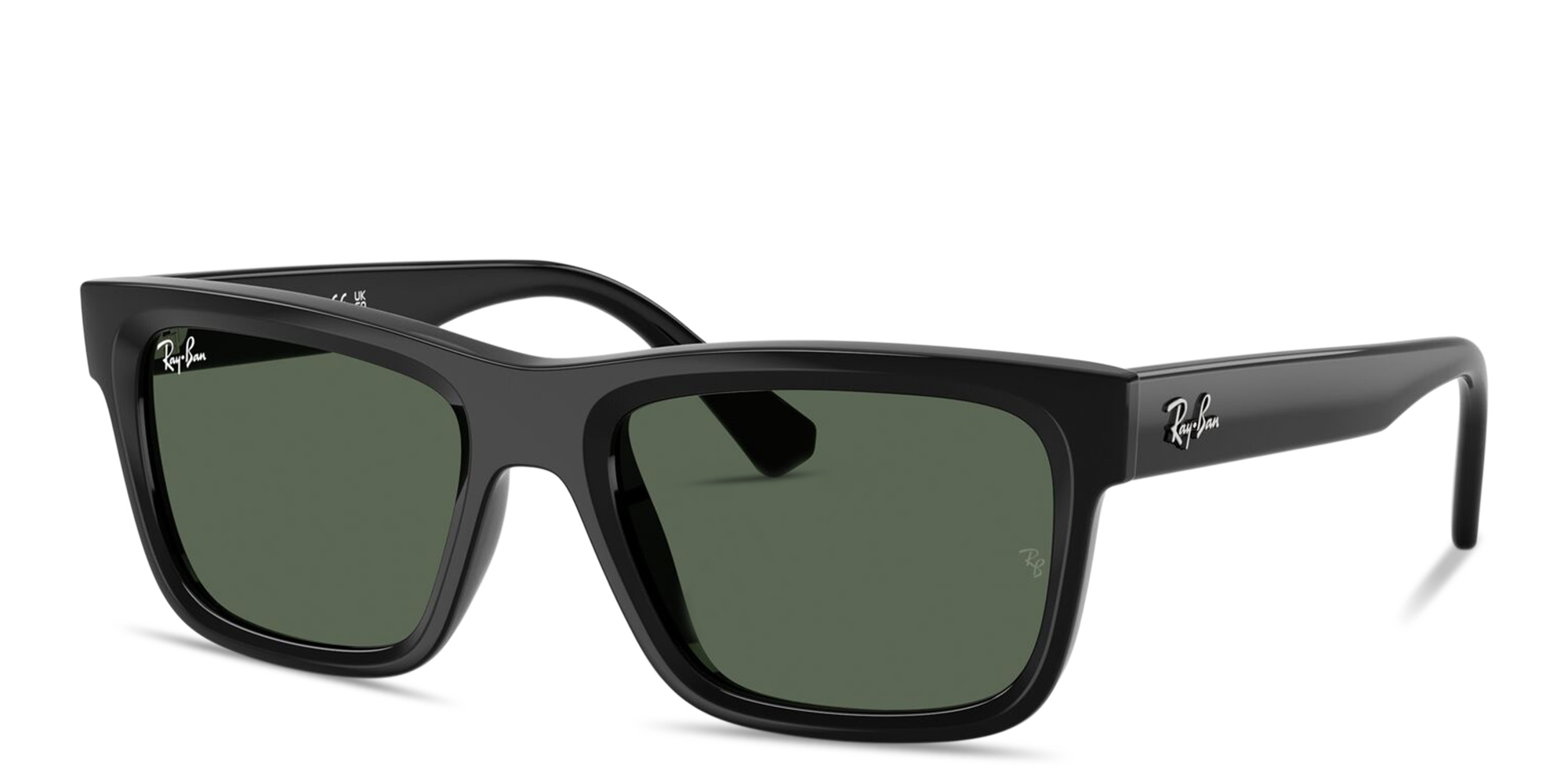 Shop Ray-Ban Junior Kids Rectangle Sunglasses in Black online.